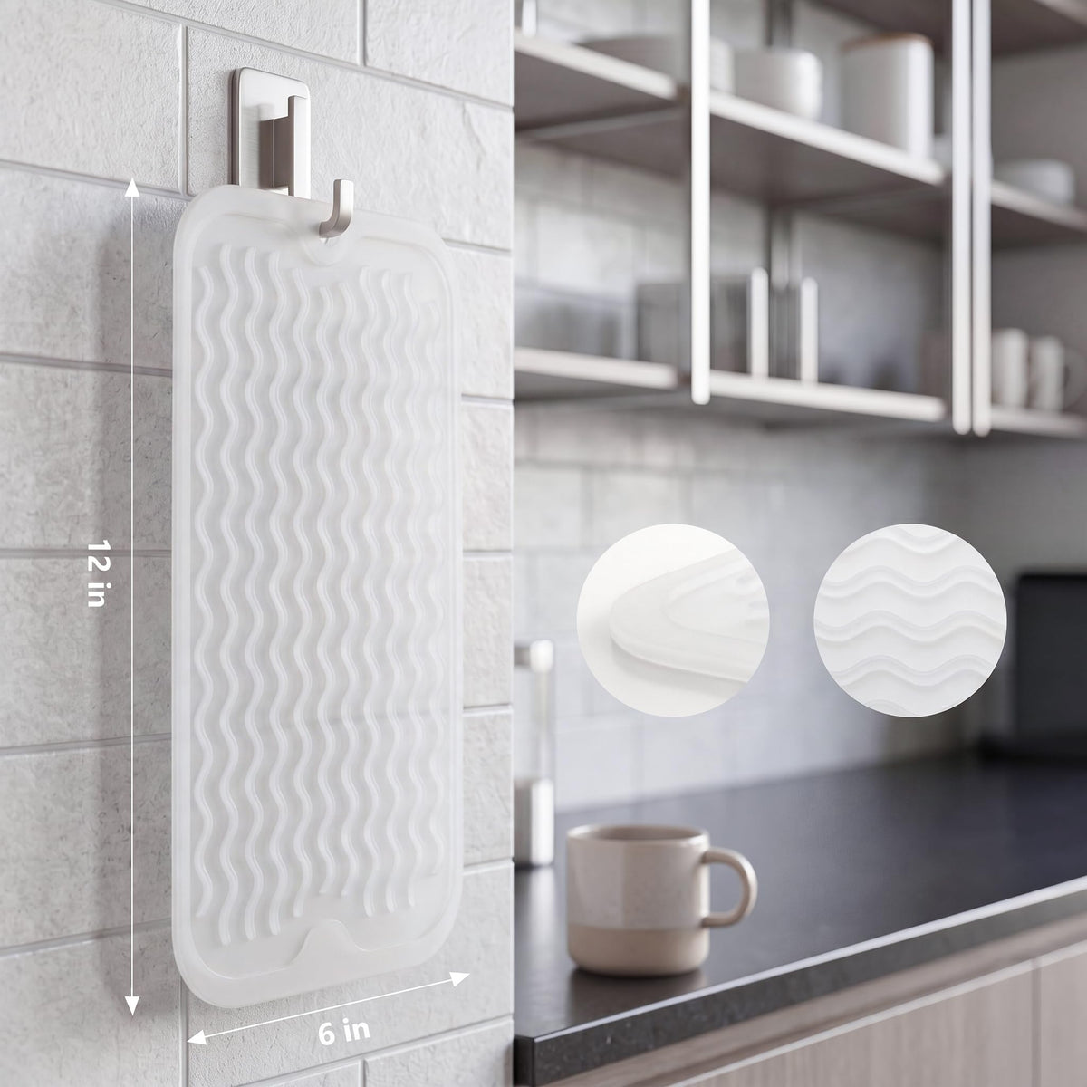 Silicone Dish Drying Mat for Multiple Usage