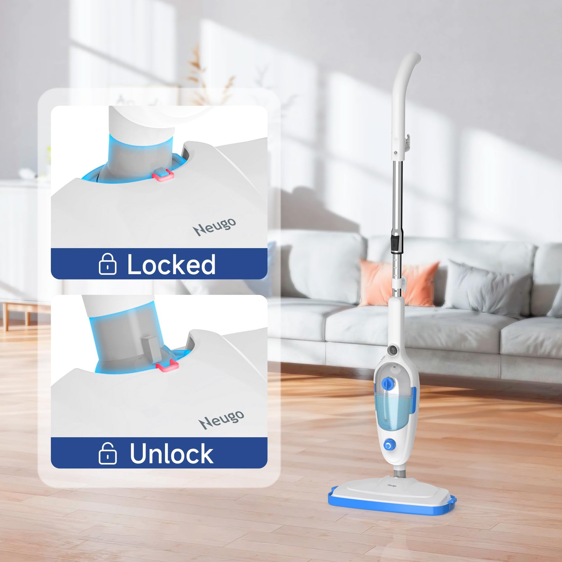 Steam Mop for Hardwood Floor Cleaning