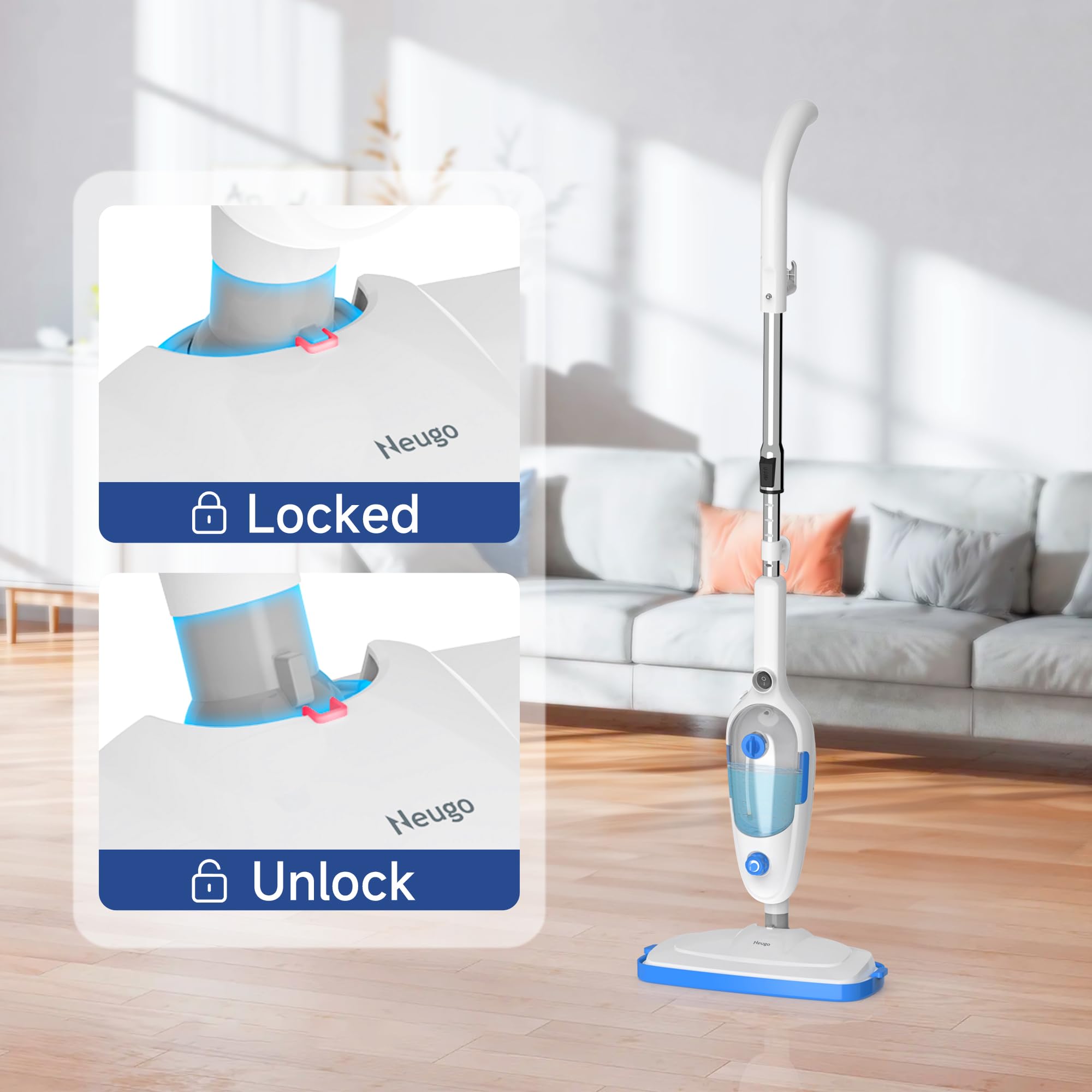 Steam Mop for Hardwood Floor Cleaning