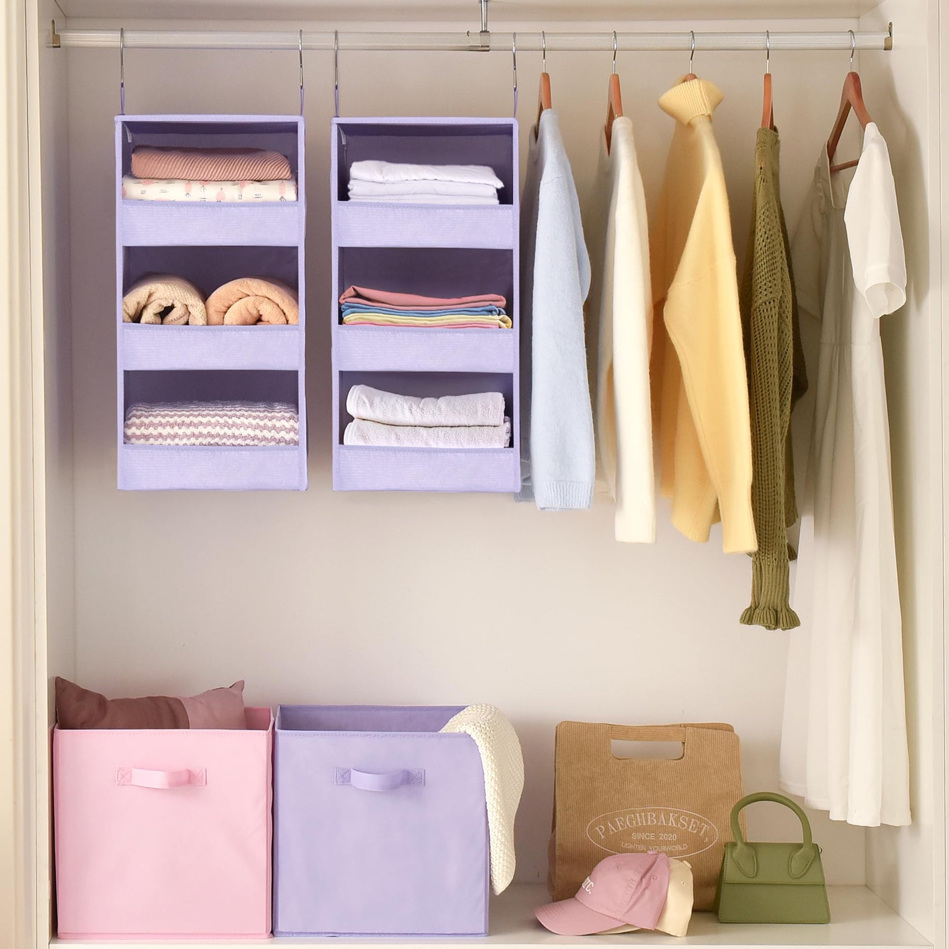 3 Shelf Hanging Closet Organizer (2 Count)