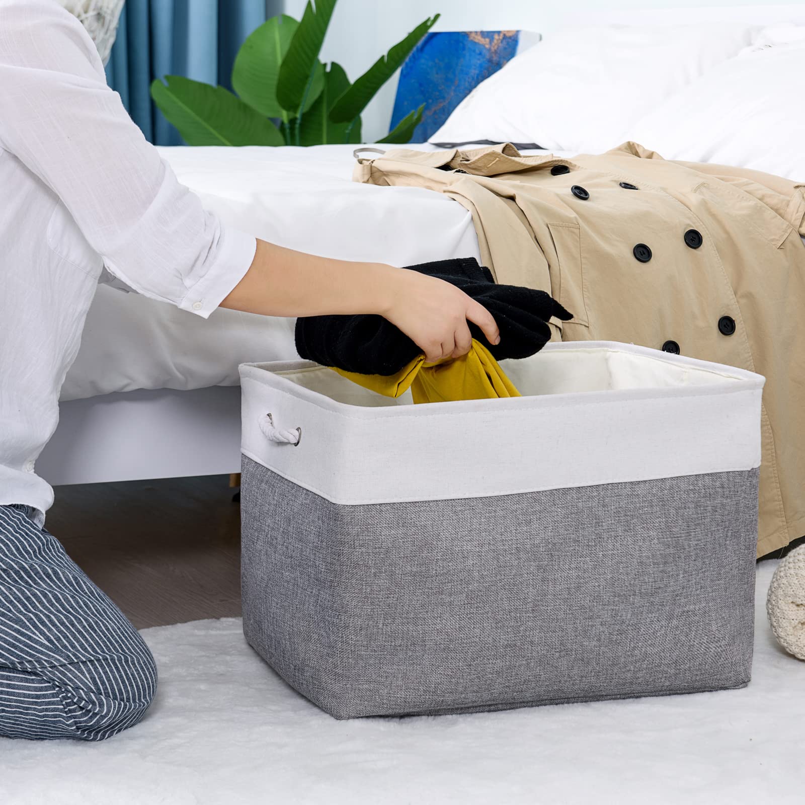 Storage Bins Baskets for Organizing (3 Count)