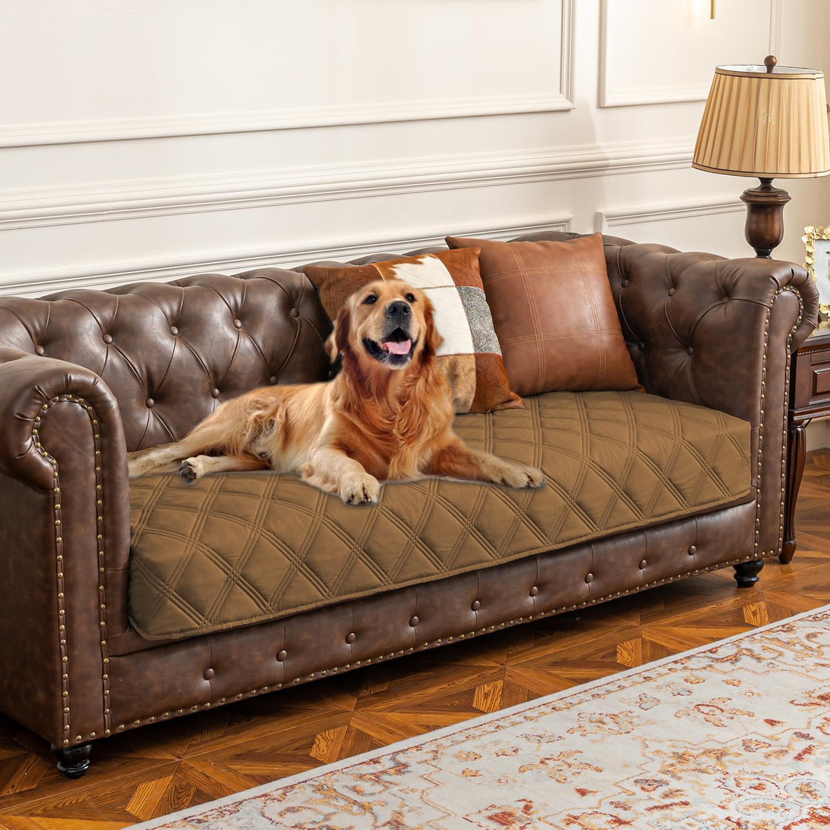 Waterproof Dog Bed Cover Pet Blanket with Anti