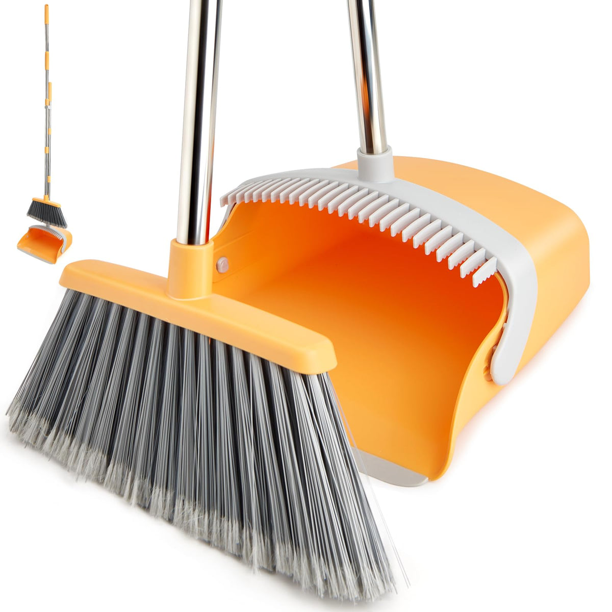 Broom and Dustpan Combo Set