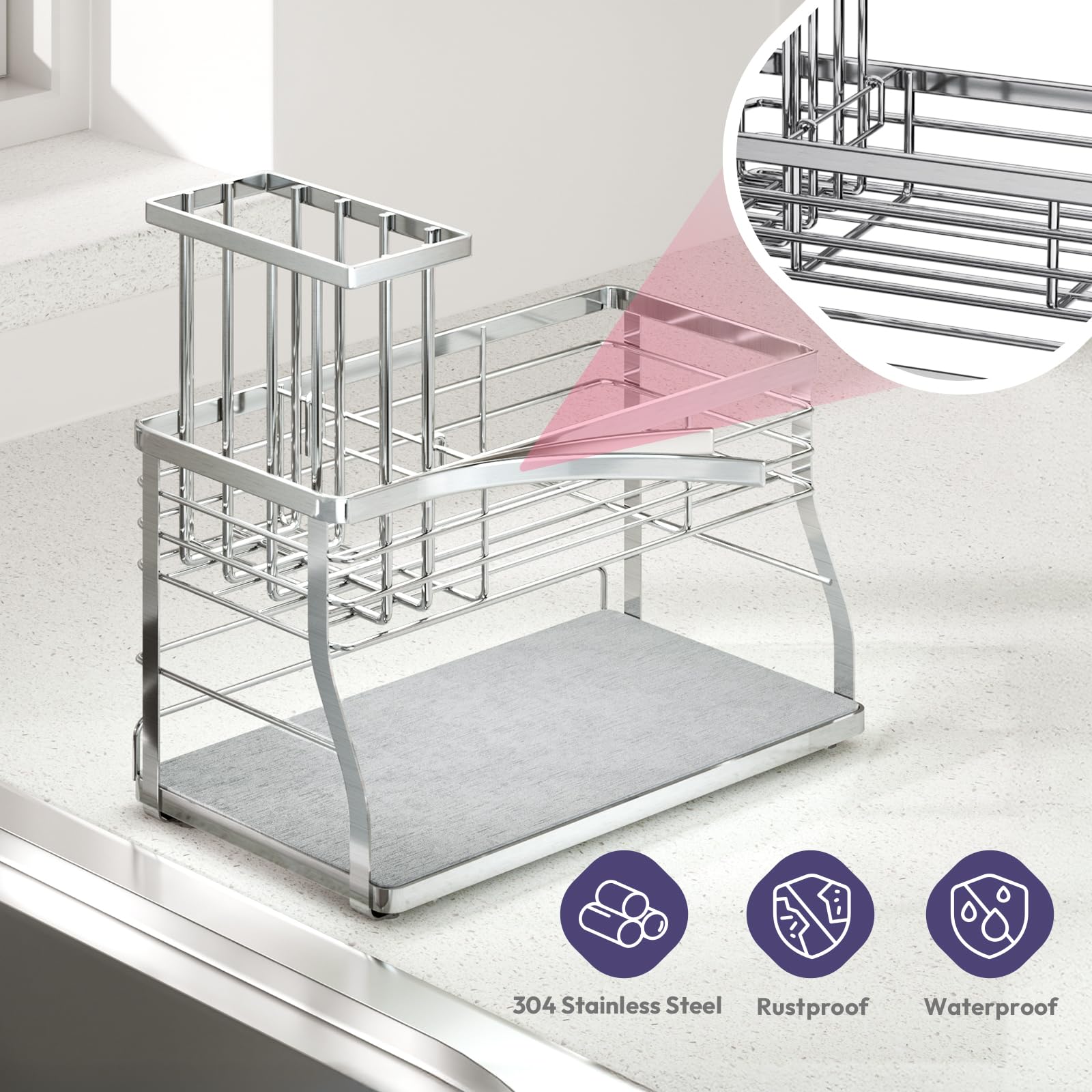 Kitchen Sink Caddy Organizer