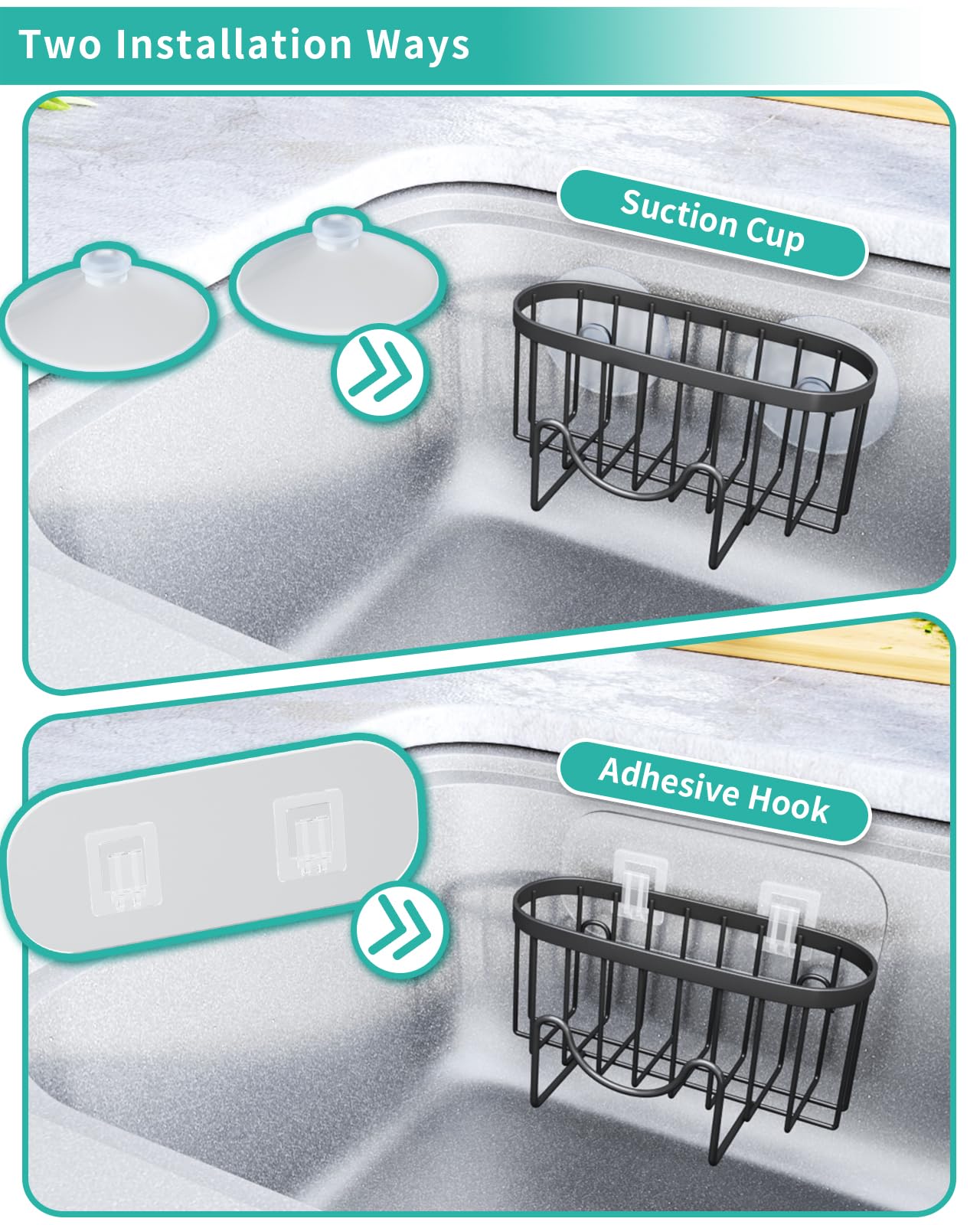 Multifunctional Sponge Holder with Unique M