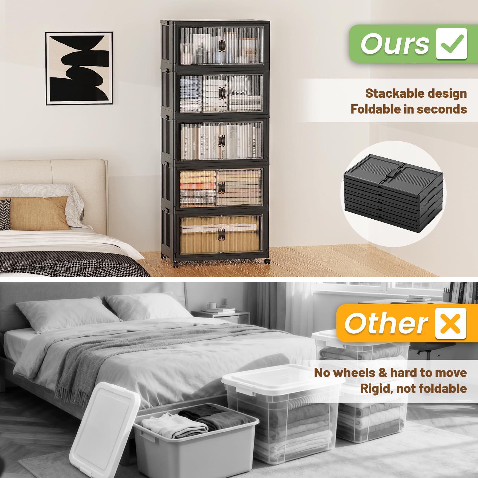 175Qt Stackable Storage Bins