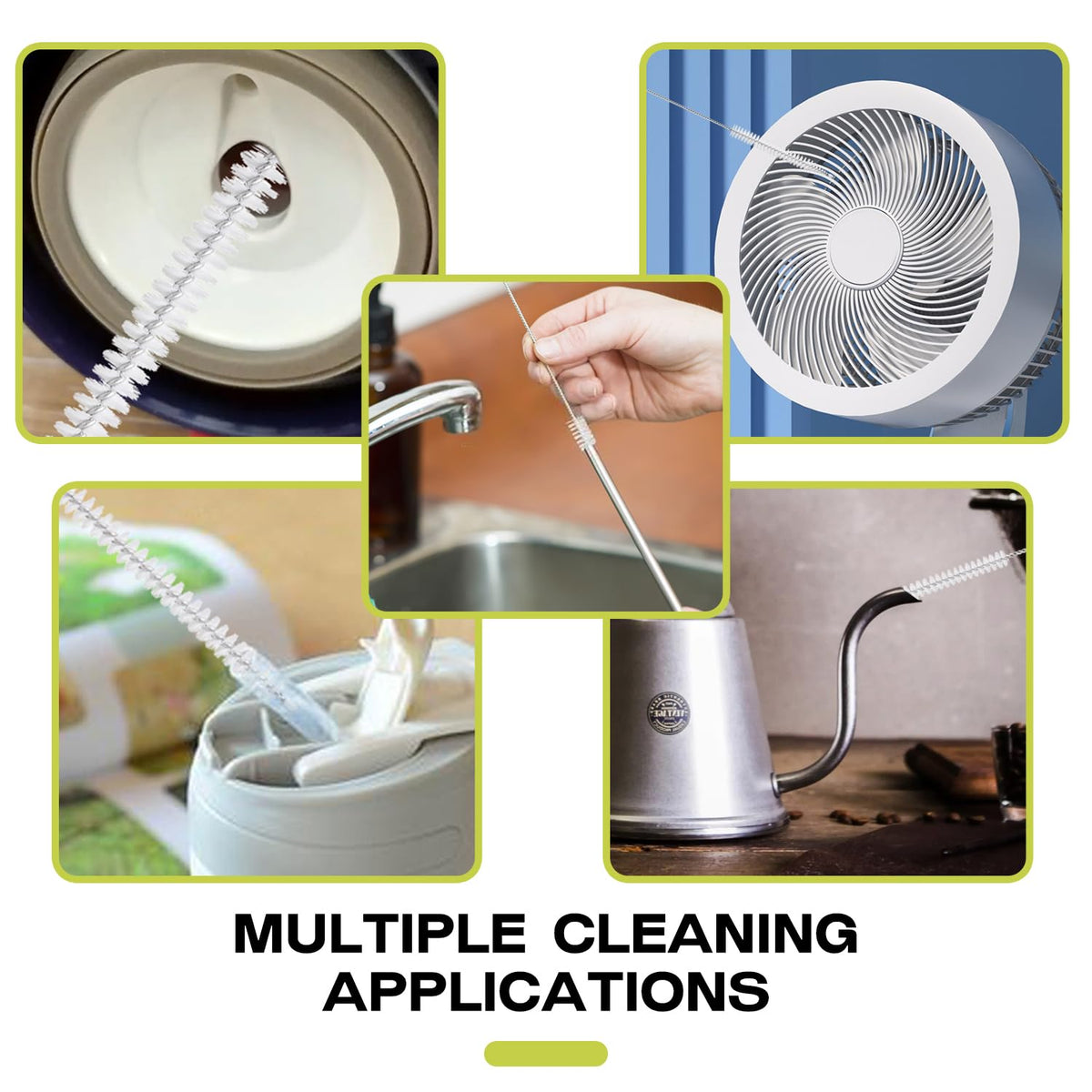 Reusable Straw Cleaner Brush Set (8 Count)