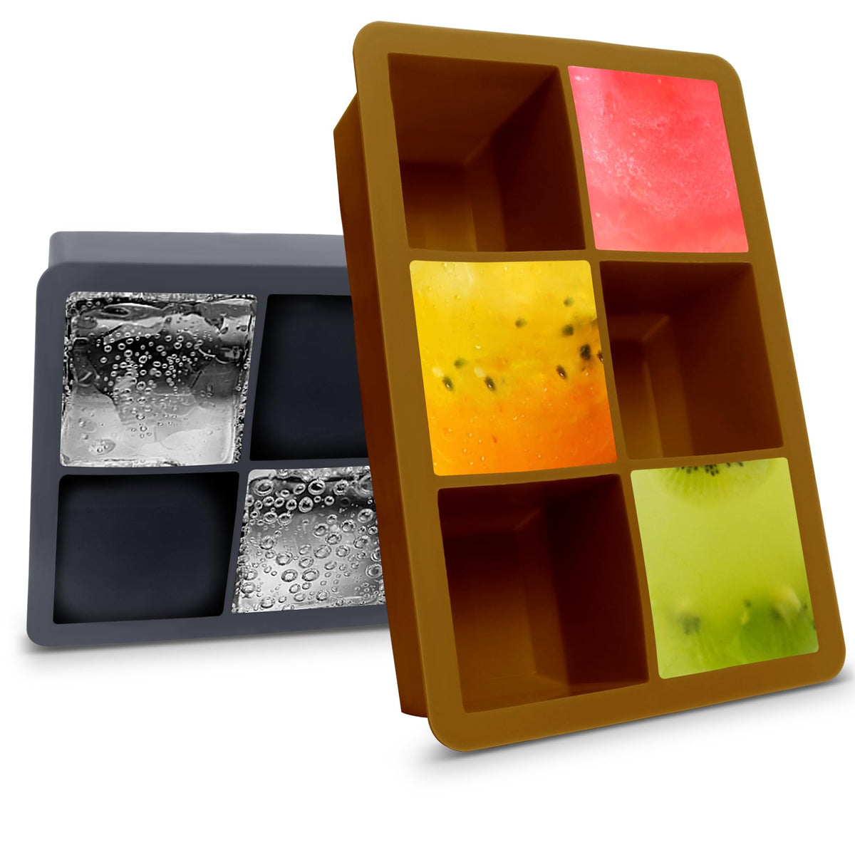 Silicone Ice Cube Trays with Lids (12.99 Count)