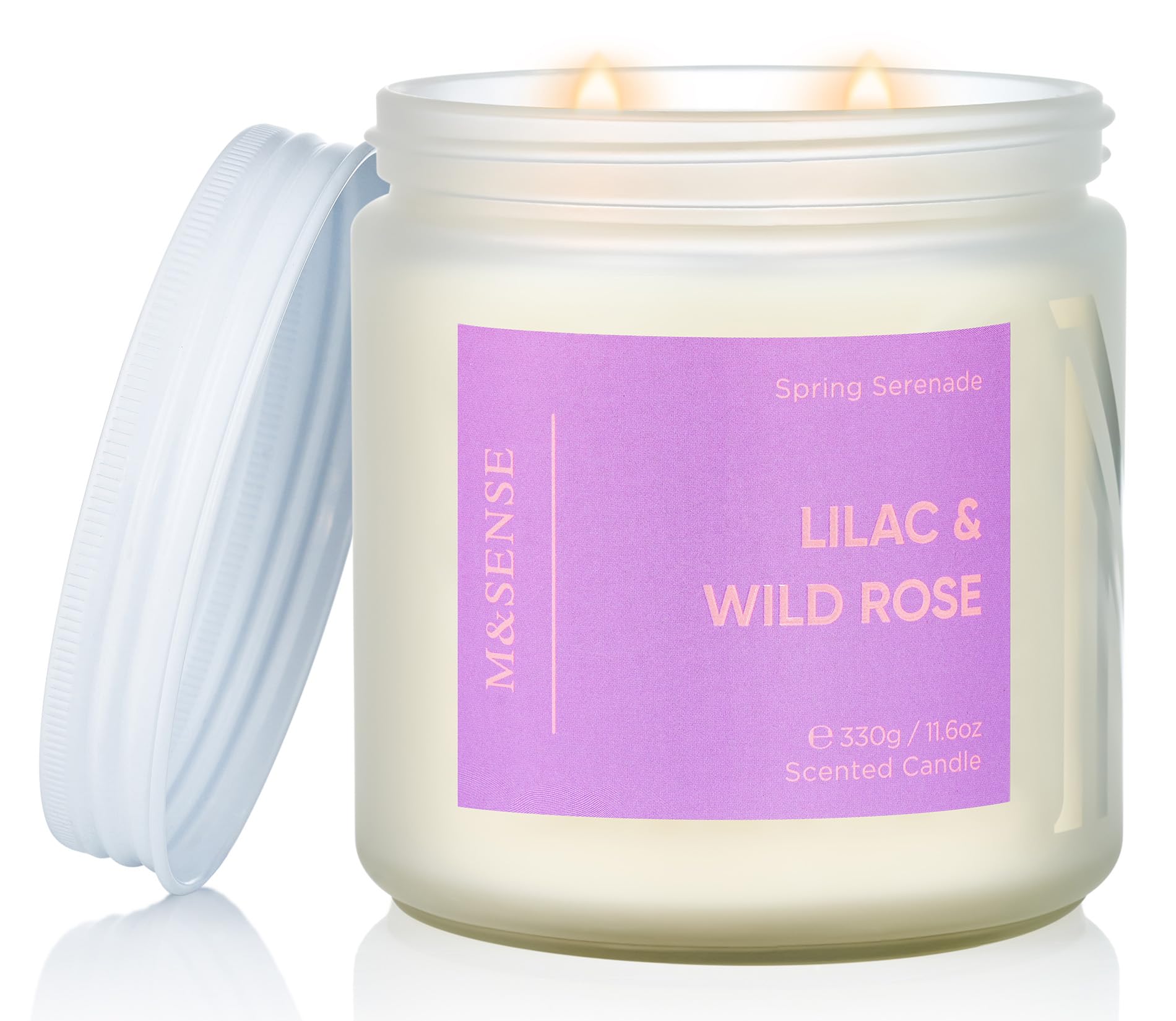 Lilac Wild Rose Scented Candle (11.6 Ounce)