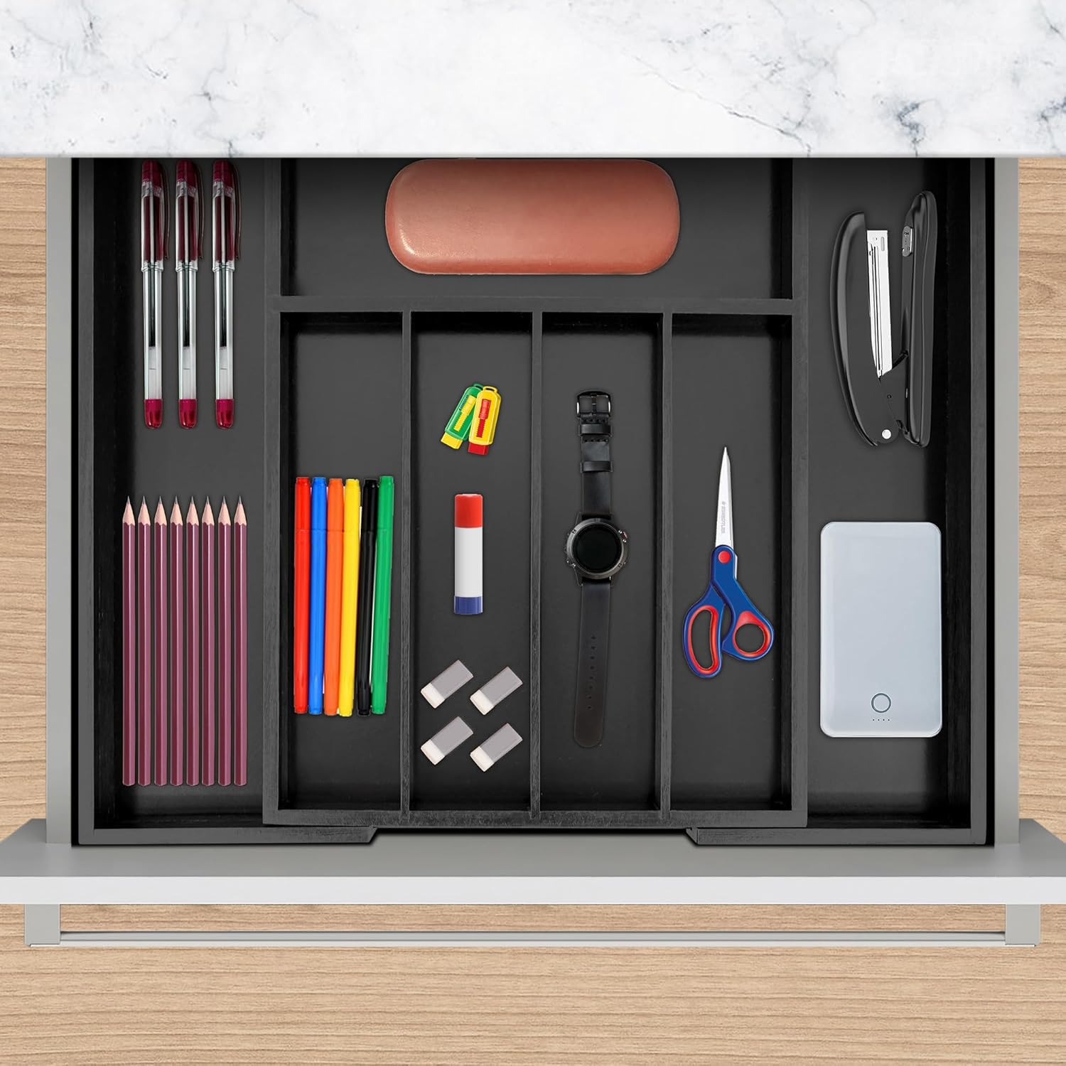 Bamboo Drawer Organizer