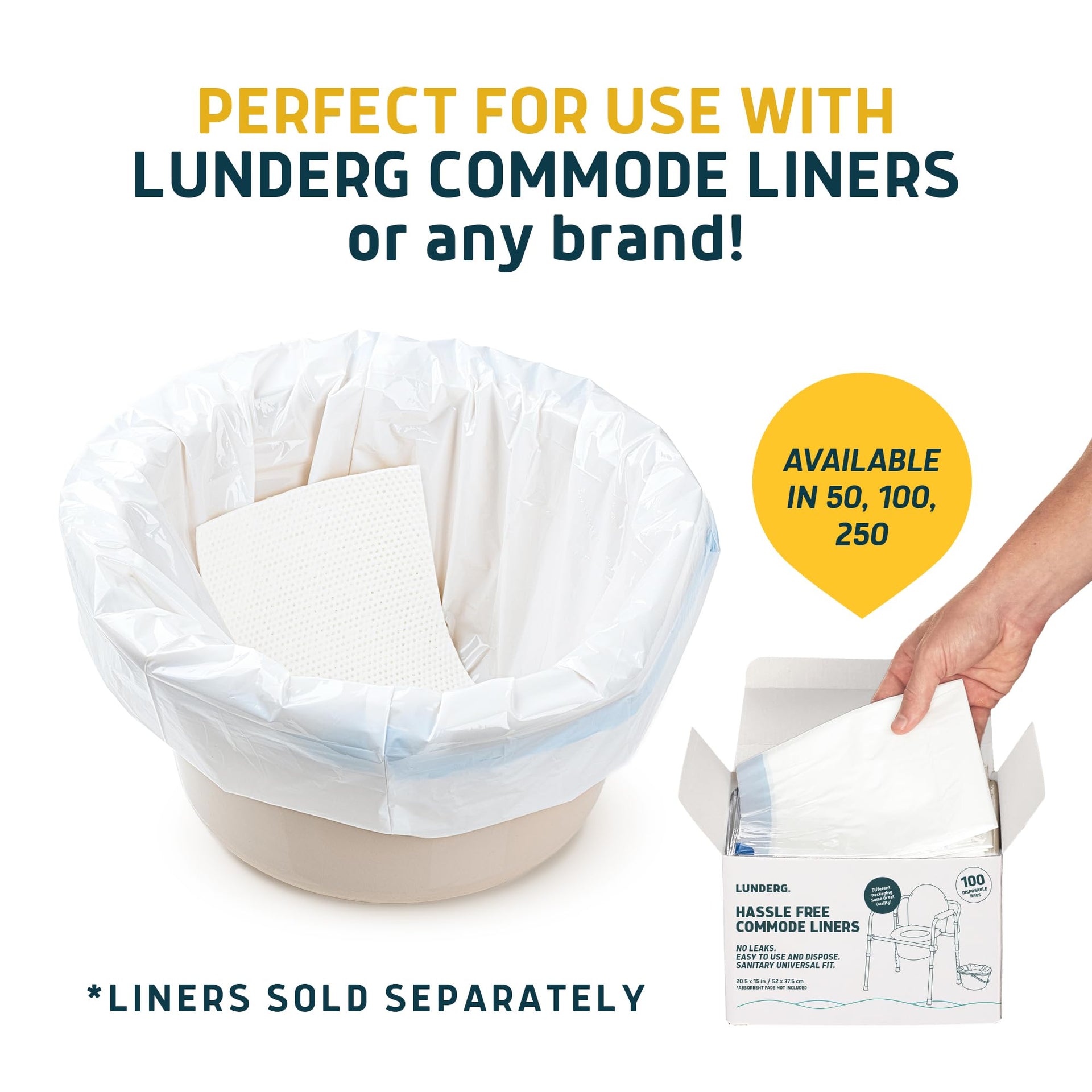 Lemon Scented Super Absorbent Commode Pads (250 Count)