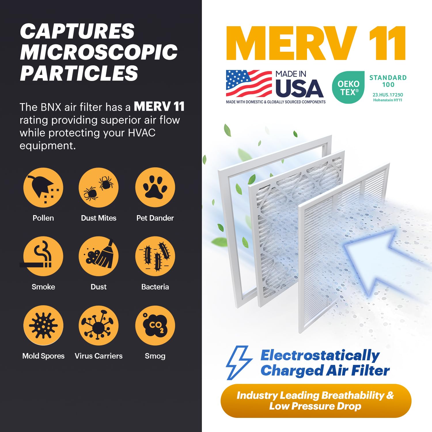 TruFilter 14x14x1 Air Filter MERV 11 (6 Count)