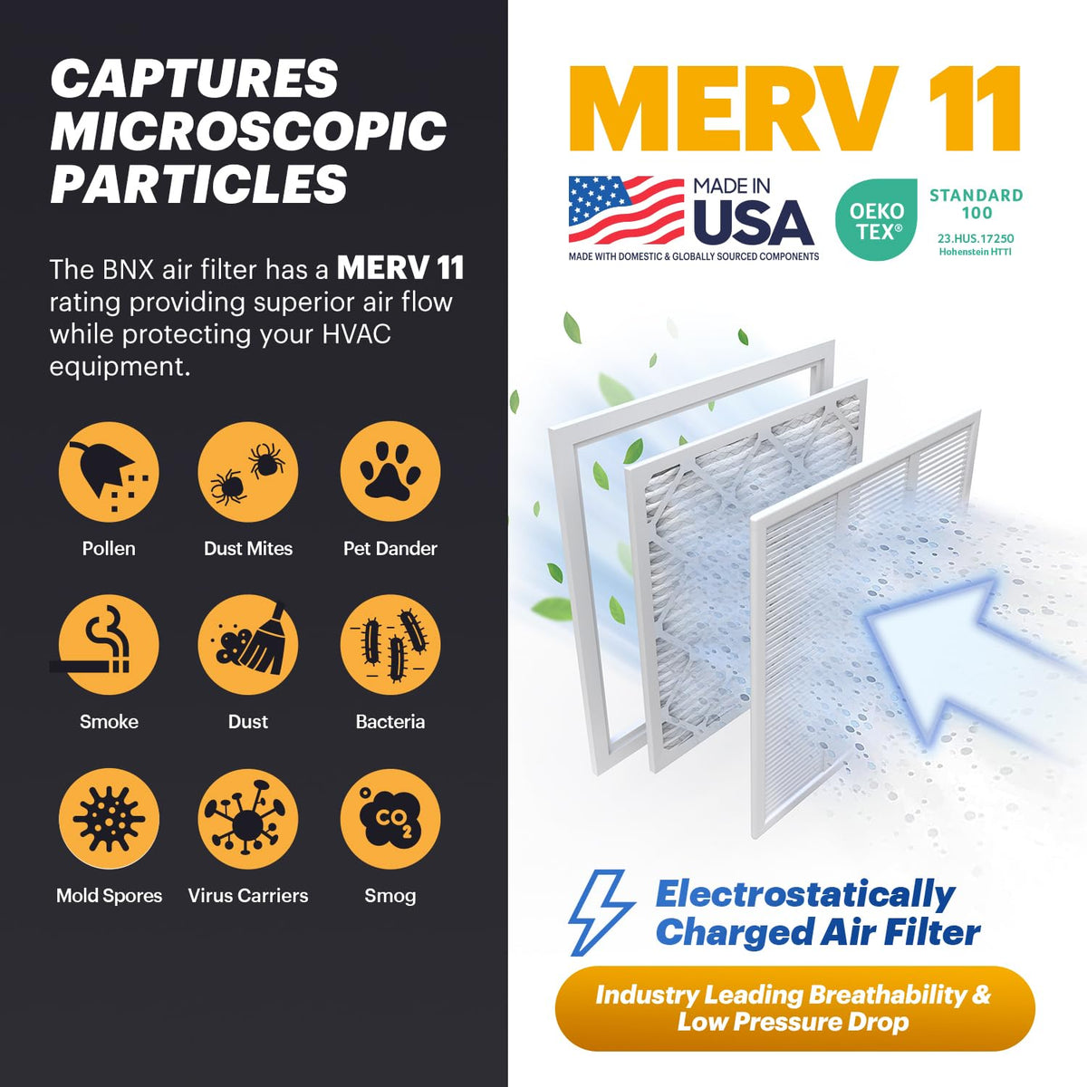 TruFilter 20x23x1 Air Filter MERV 11 (4 Count)