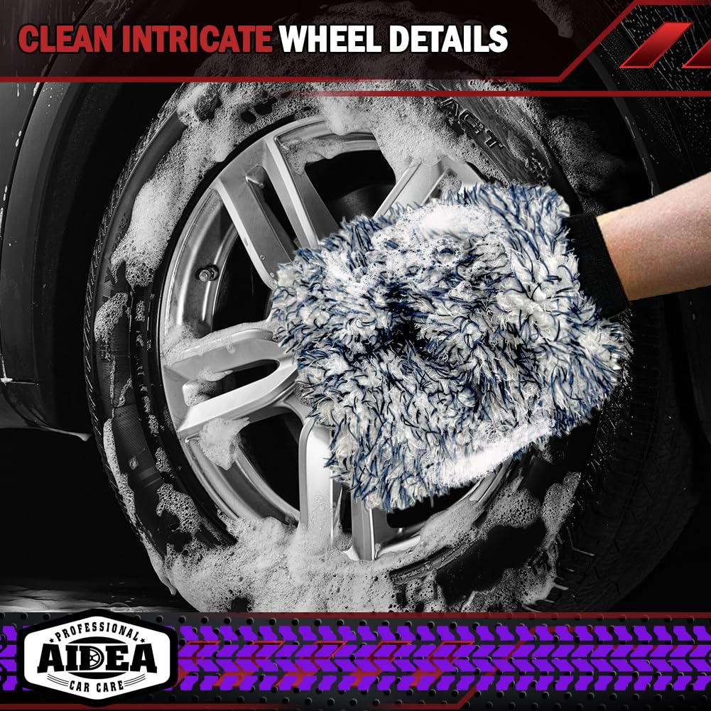Car Wash Mitt Microfiber