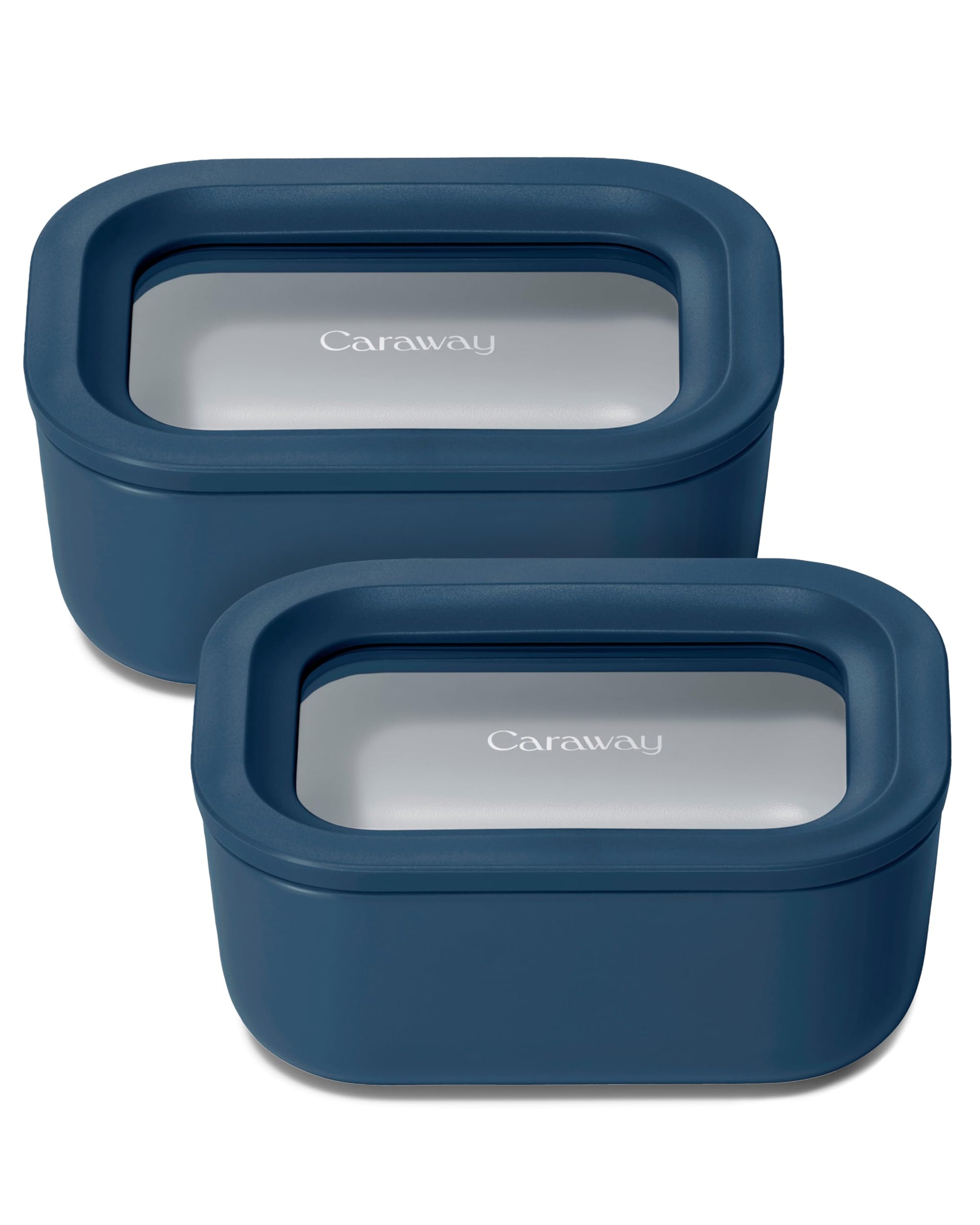 2 Piece Glass Food Storage Container Set (2 Count)