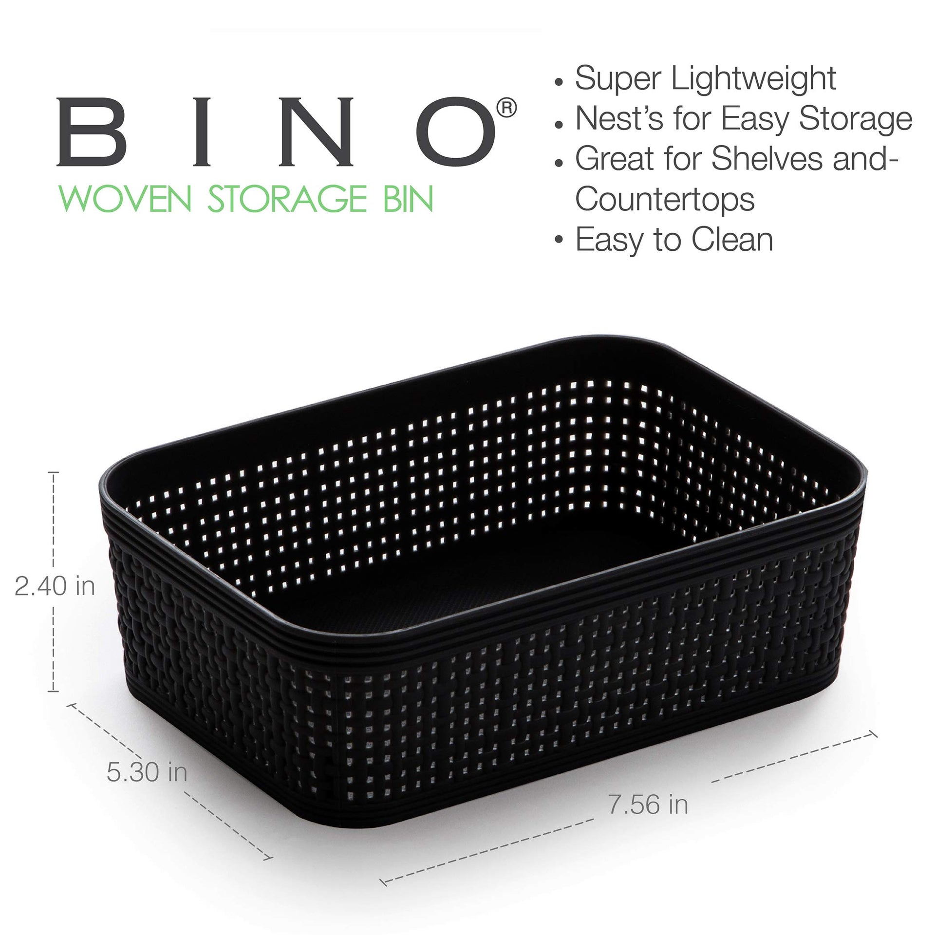 Woven Plastic Basket (5 Count)