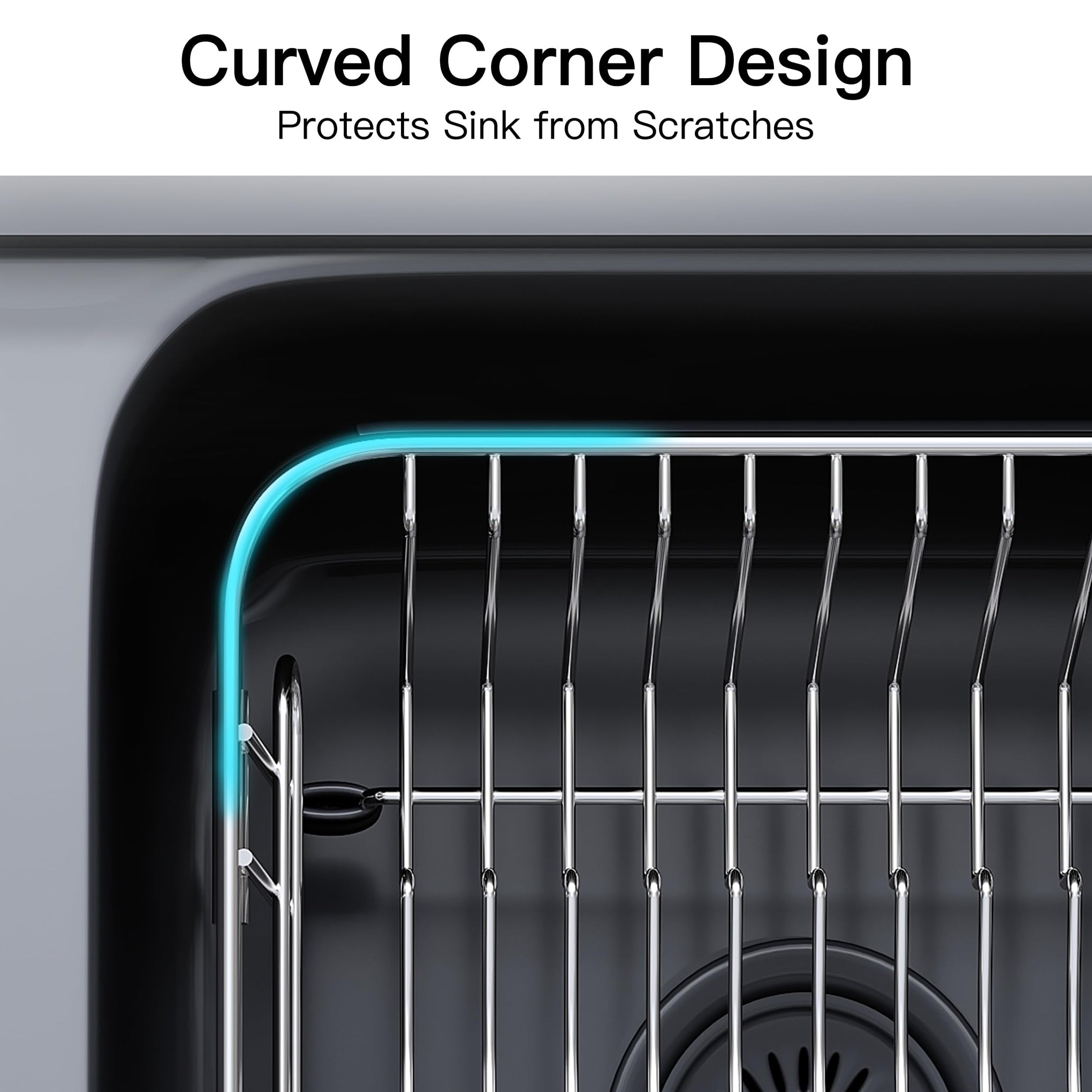 Sink Small Dish Drying Rack with Utensil Holder