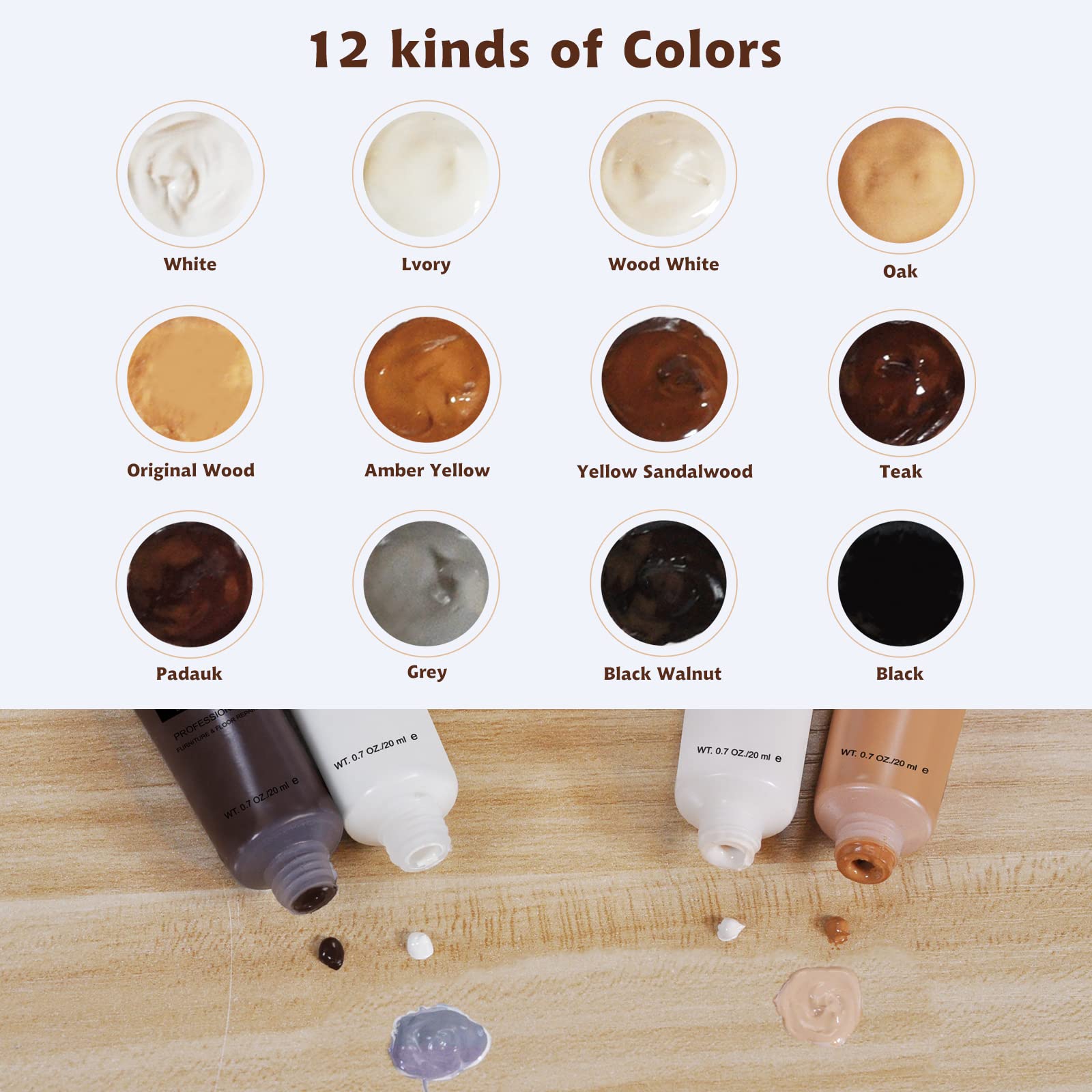 Wood Furniture Repair Kit (17 Count)