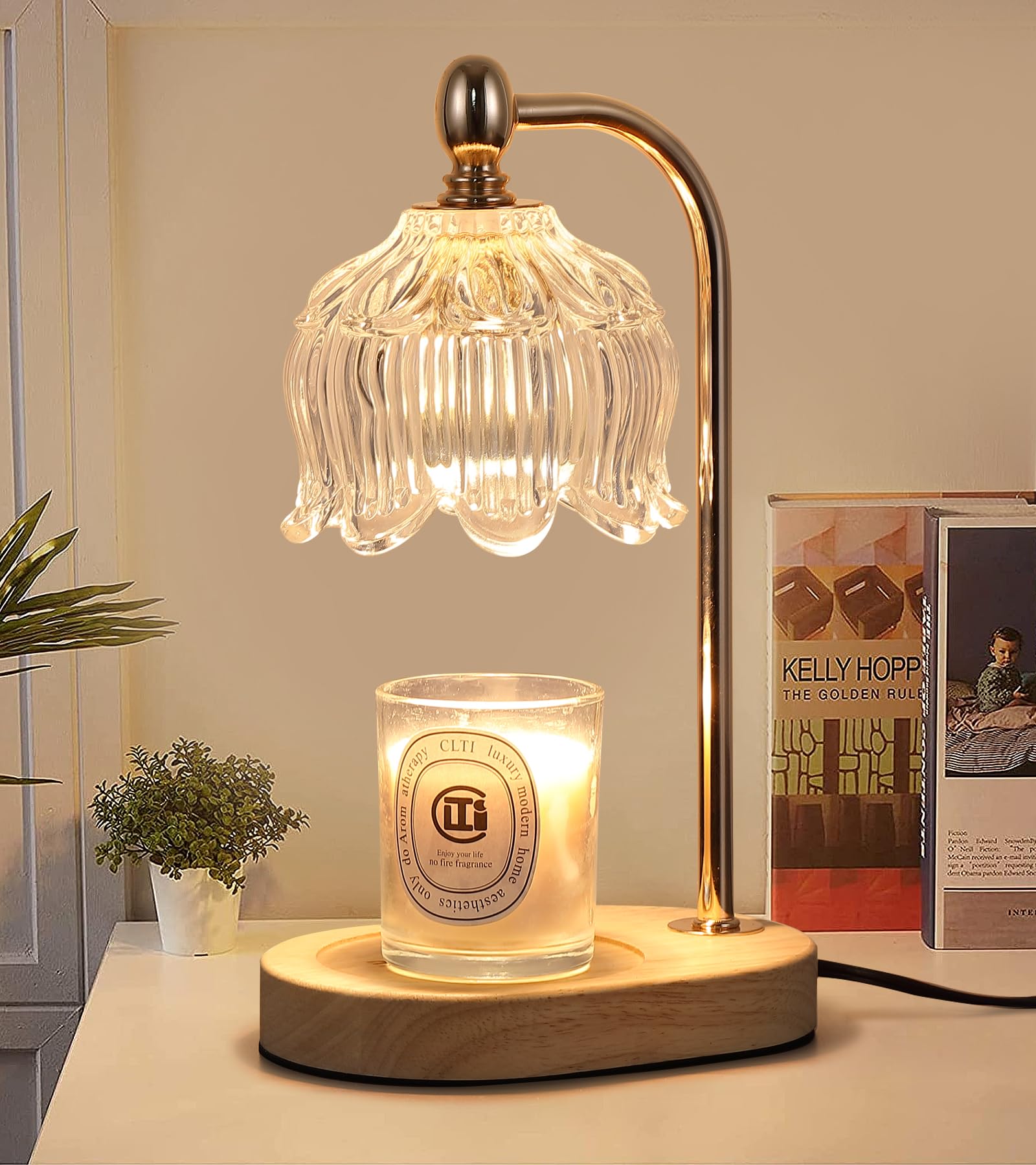 Candle Warmer Lamp with Timer and Dimmer