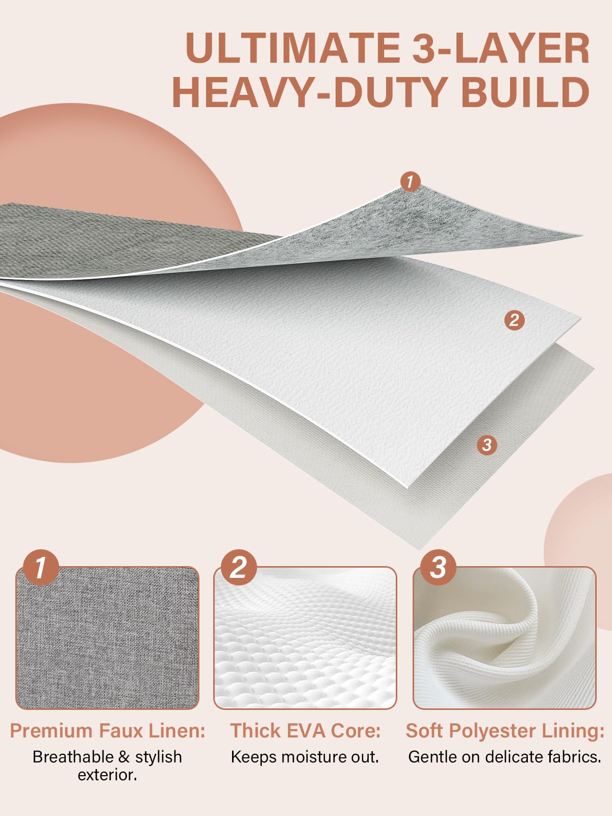 Fabric Baskets for Storage (4 Count)