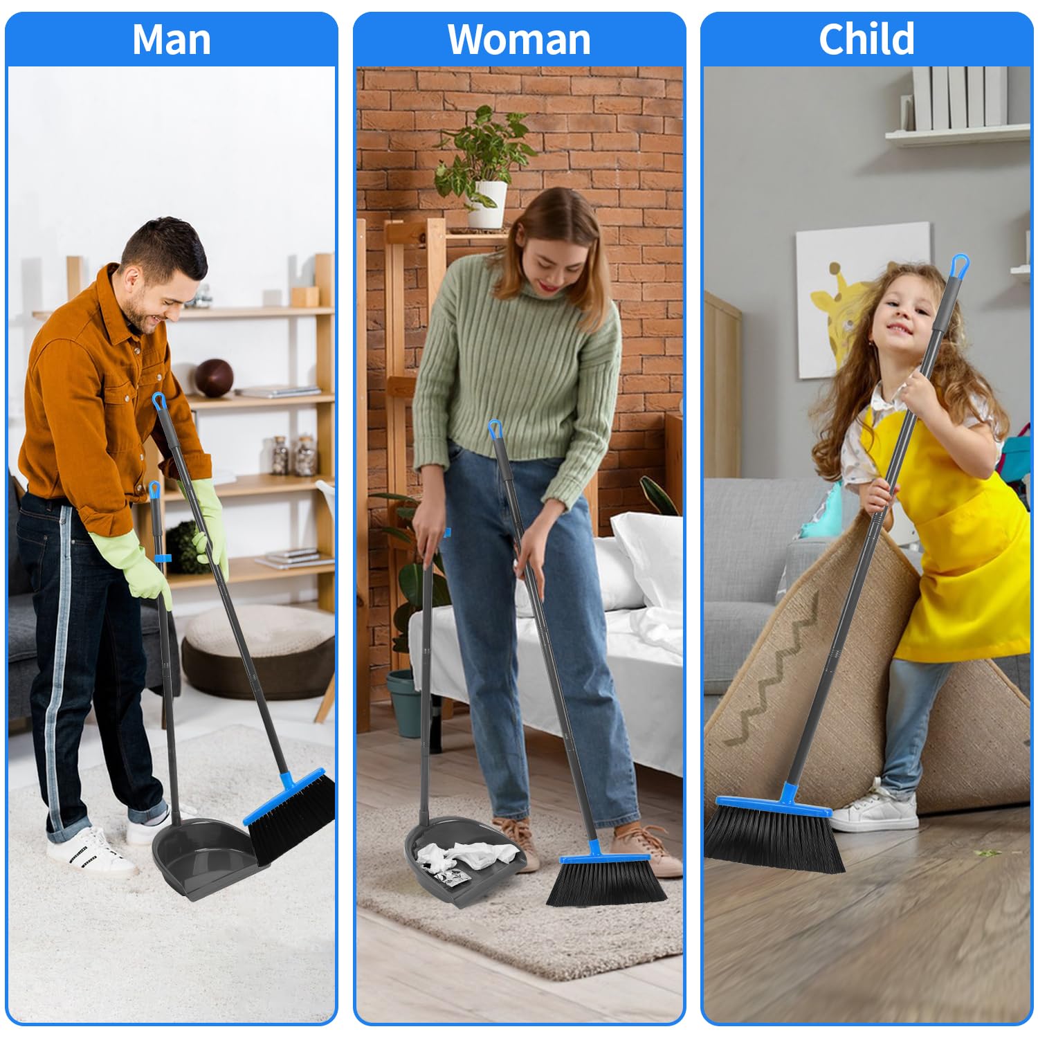 Broom and Dustpan Set