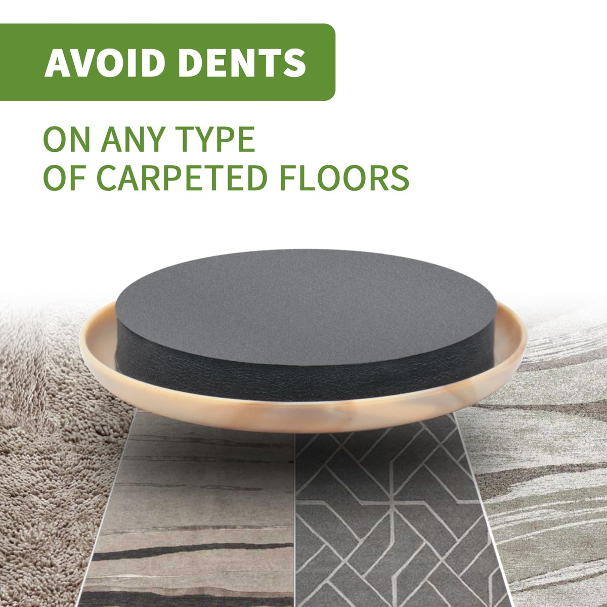 Furniture Sliders for Carpet 16 PCS (16 Count)