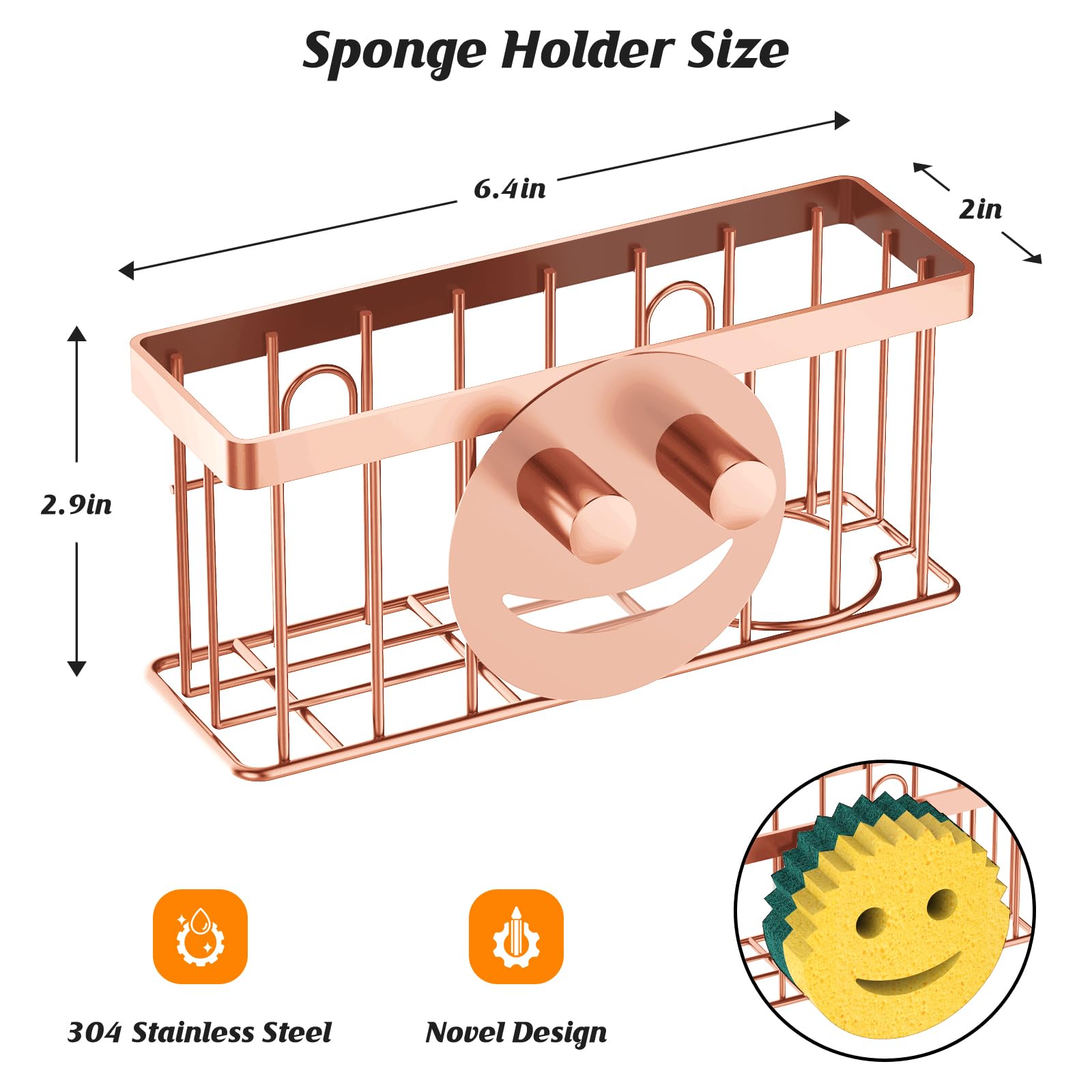 Sponge Holder Smiley Face