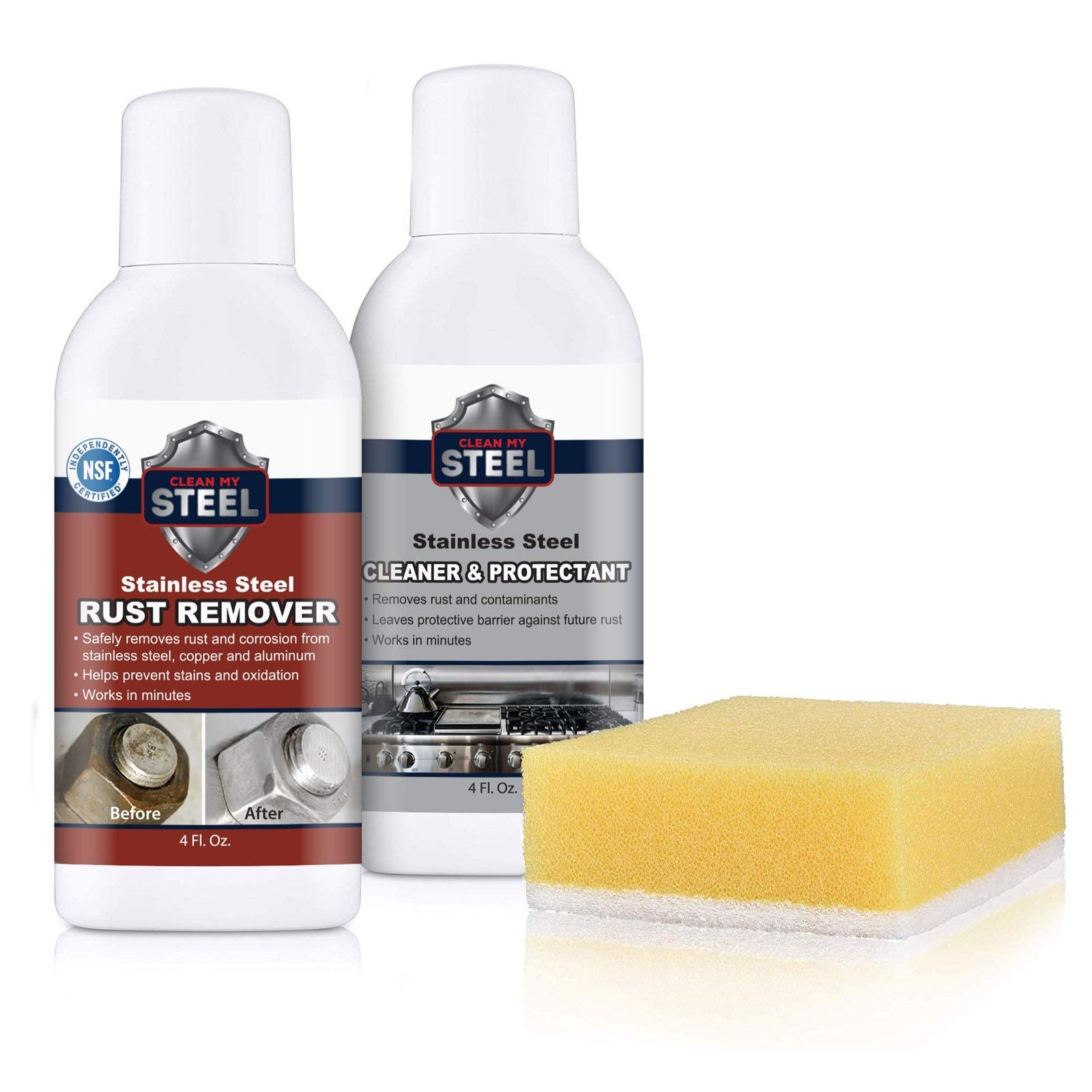 Stainless Steel Rust Remover Kit 4 Fl Oz (8 Fl Oz)