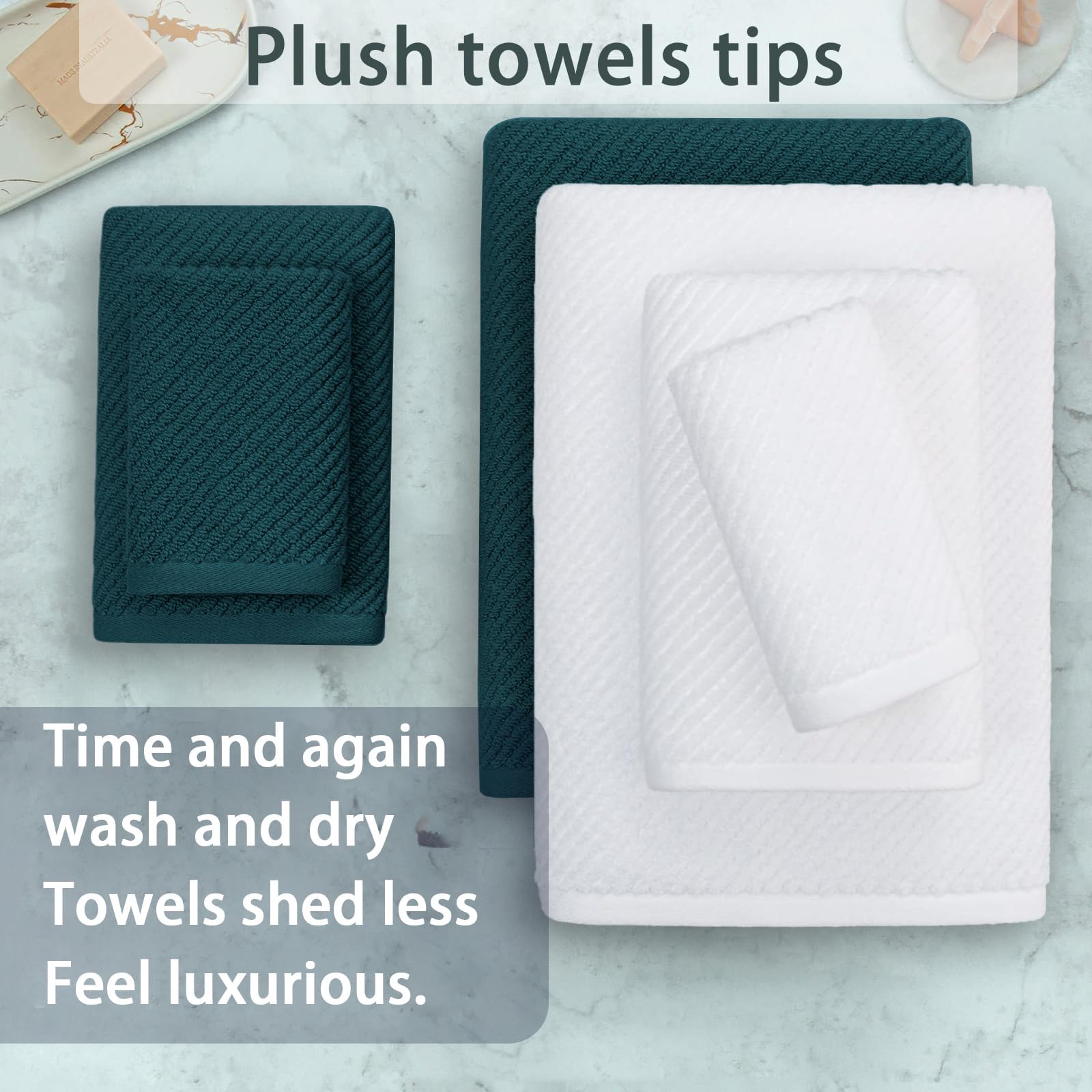 6PC Towel Set (6 Count)