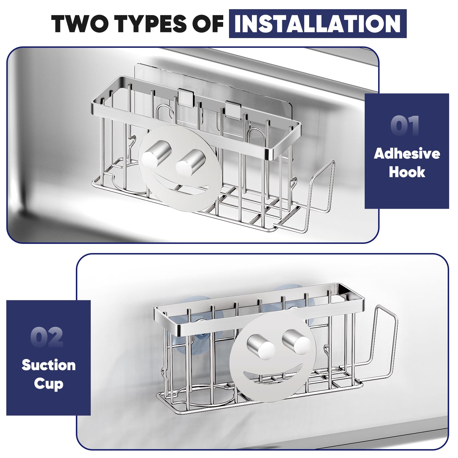 Sponge Holder for Kitchen Sink
