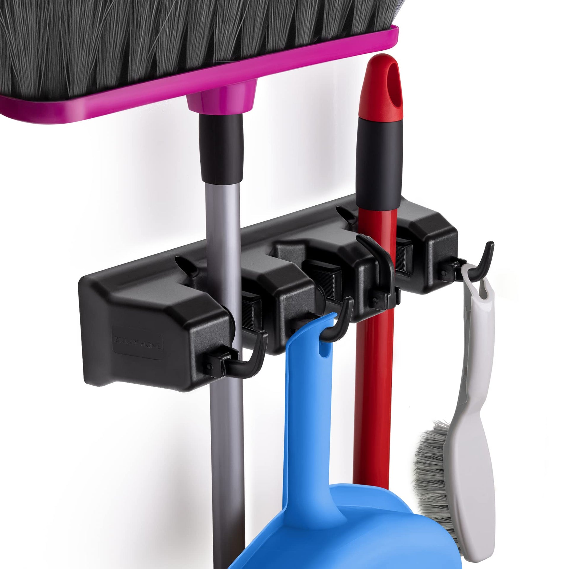 Mop and Broom Organizer Wall Mount