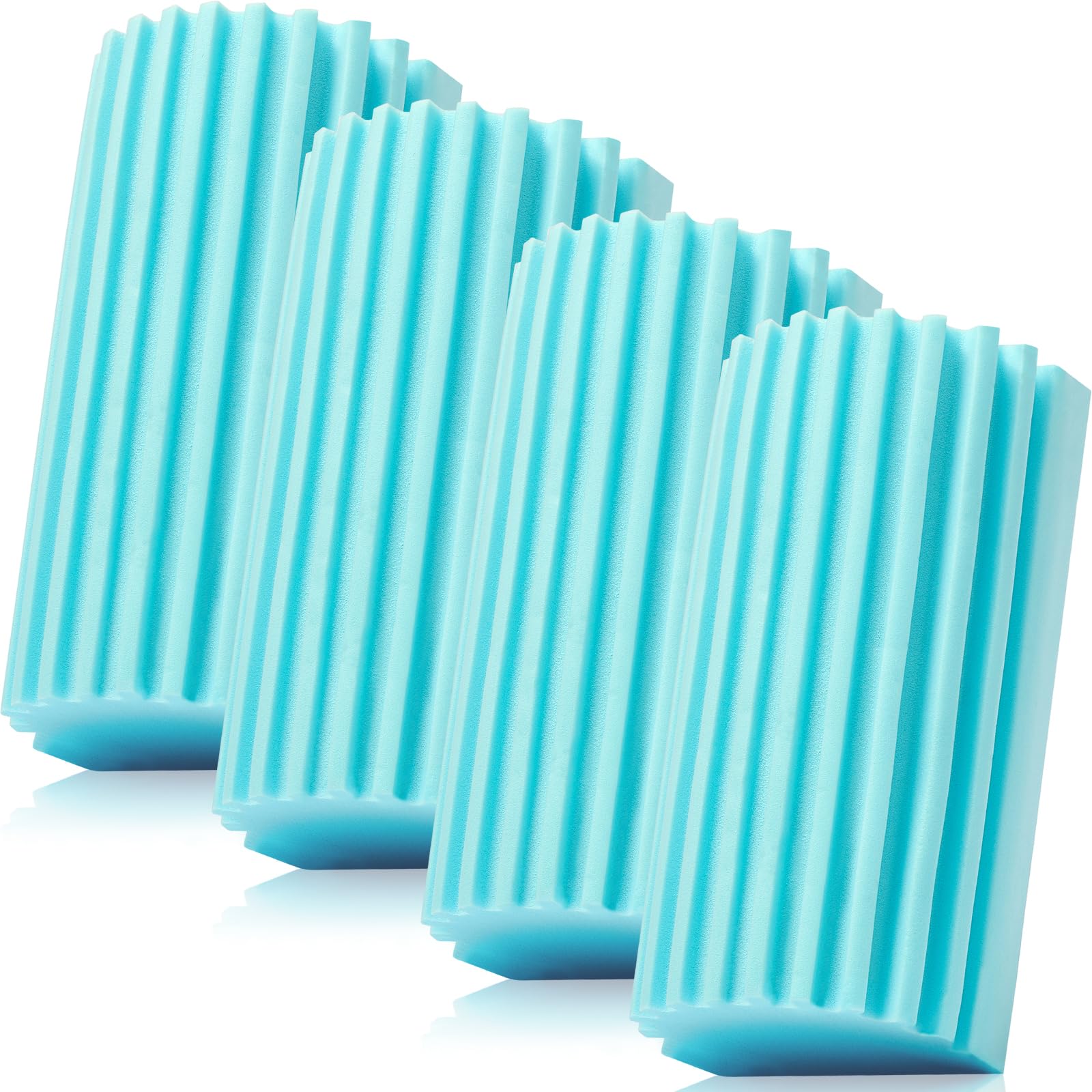 4 Pack Damp Dusting Sponge Duster (4 Count)
