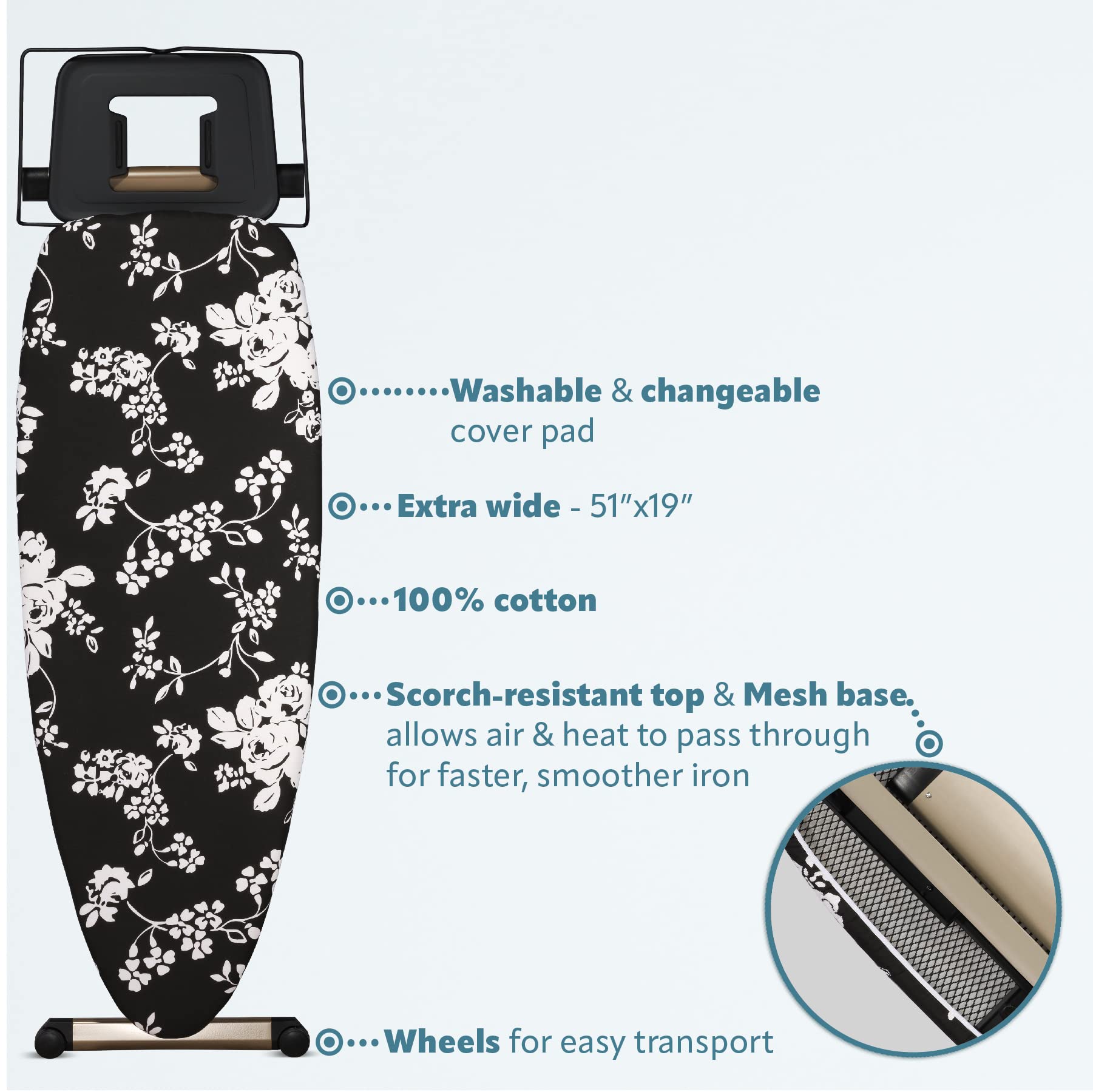 Pro Luxury Ironing Board