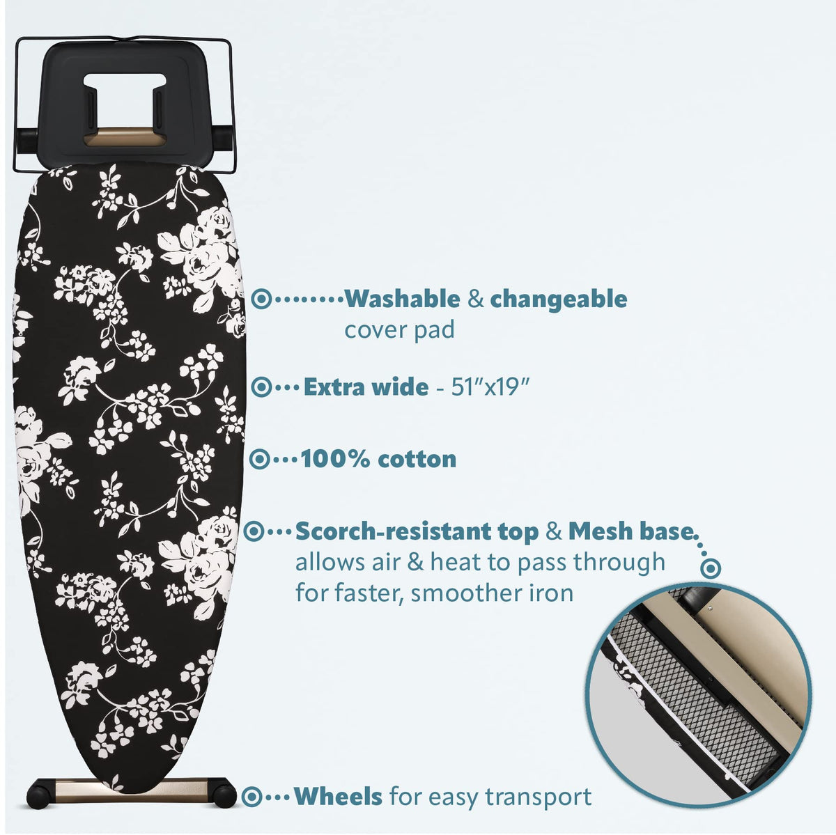 Pro Luxury Ironing Board