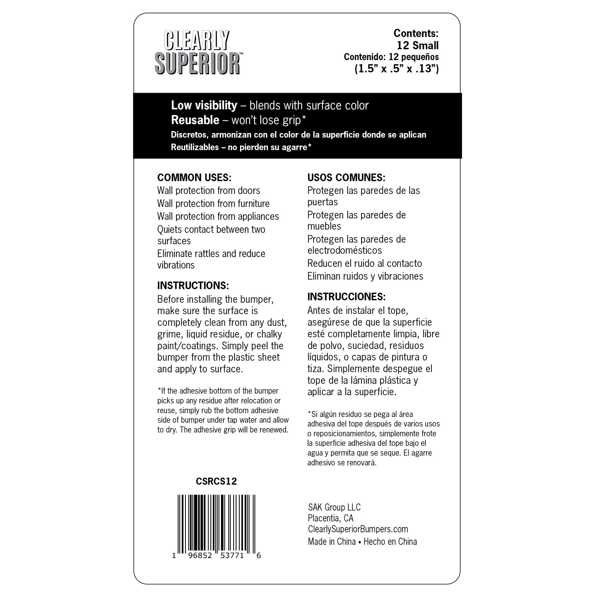 Gel Bumpers 12 (12 Count)