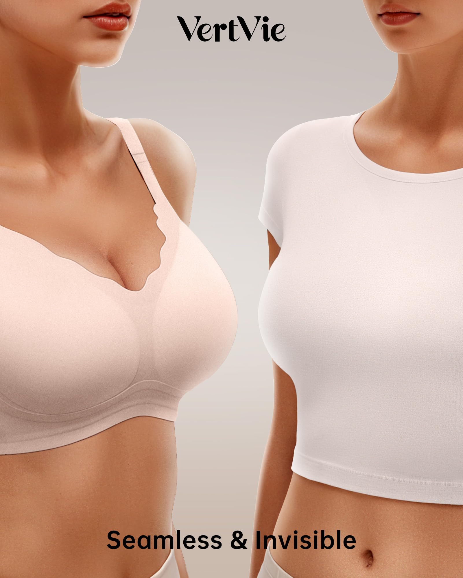 Seamless Jelly Bra No Underwire Supportive Bralette