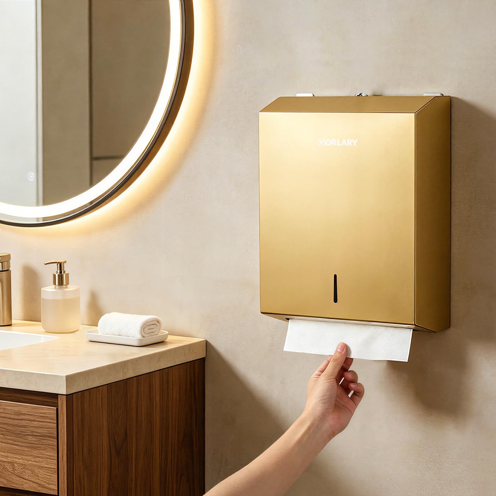 Commercial Paper Towel Dispenser Wall Mount (400 Count)