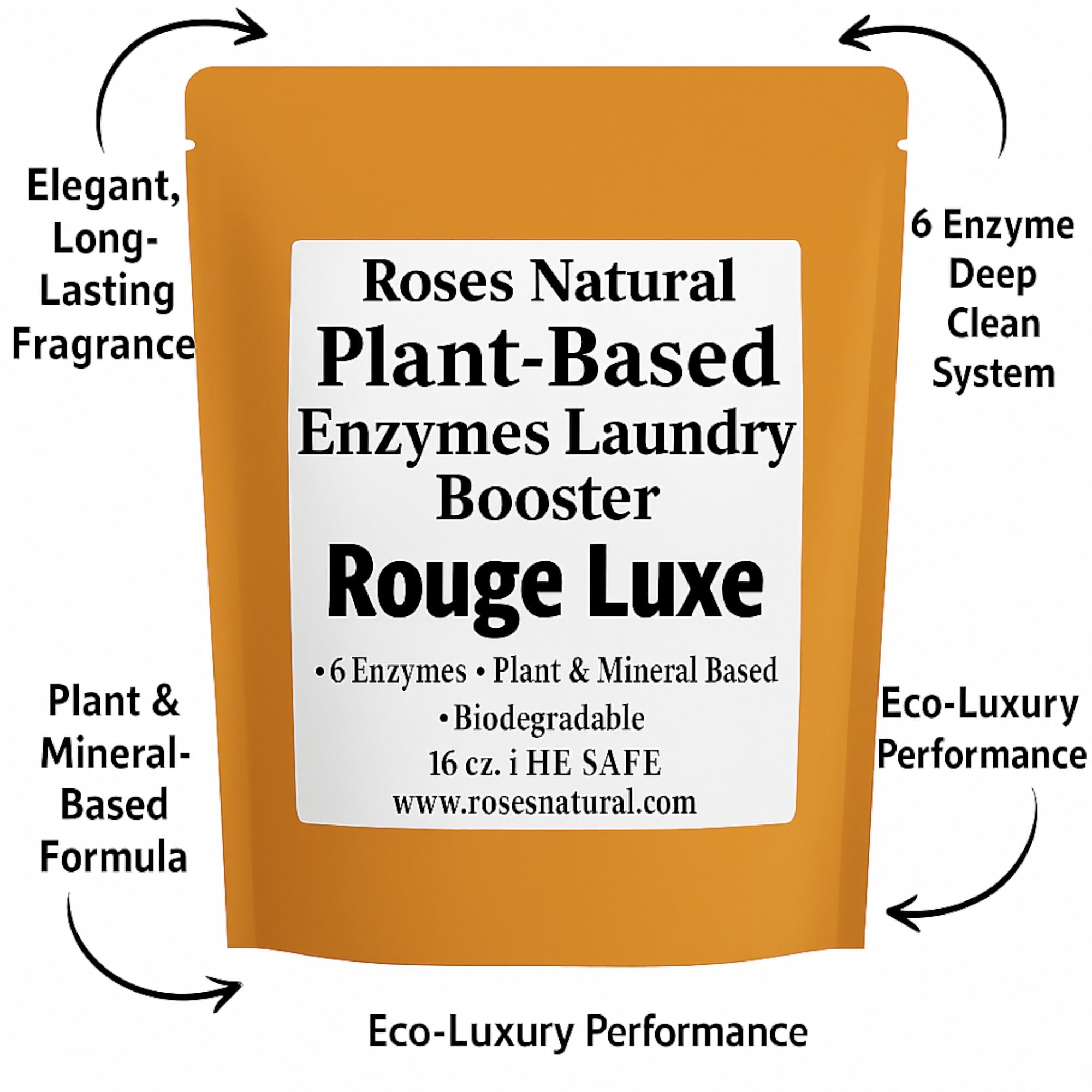 Natural Enzyme Laundry Booster (16 Ounce)