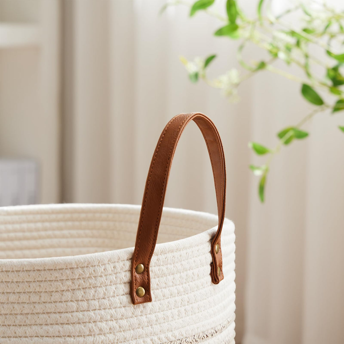 53L Tall Woven Rope Laundry Hamper (1792.1432 Fl Oz) - ModHome Supplies