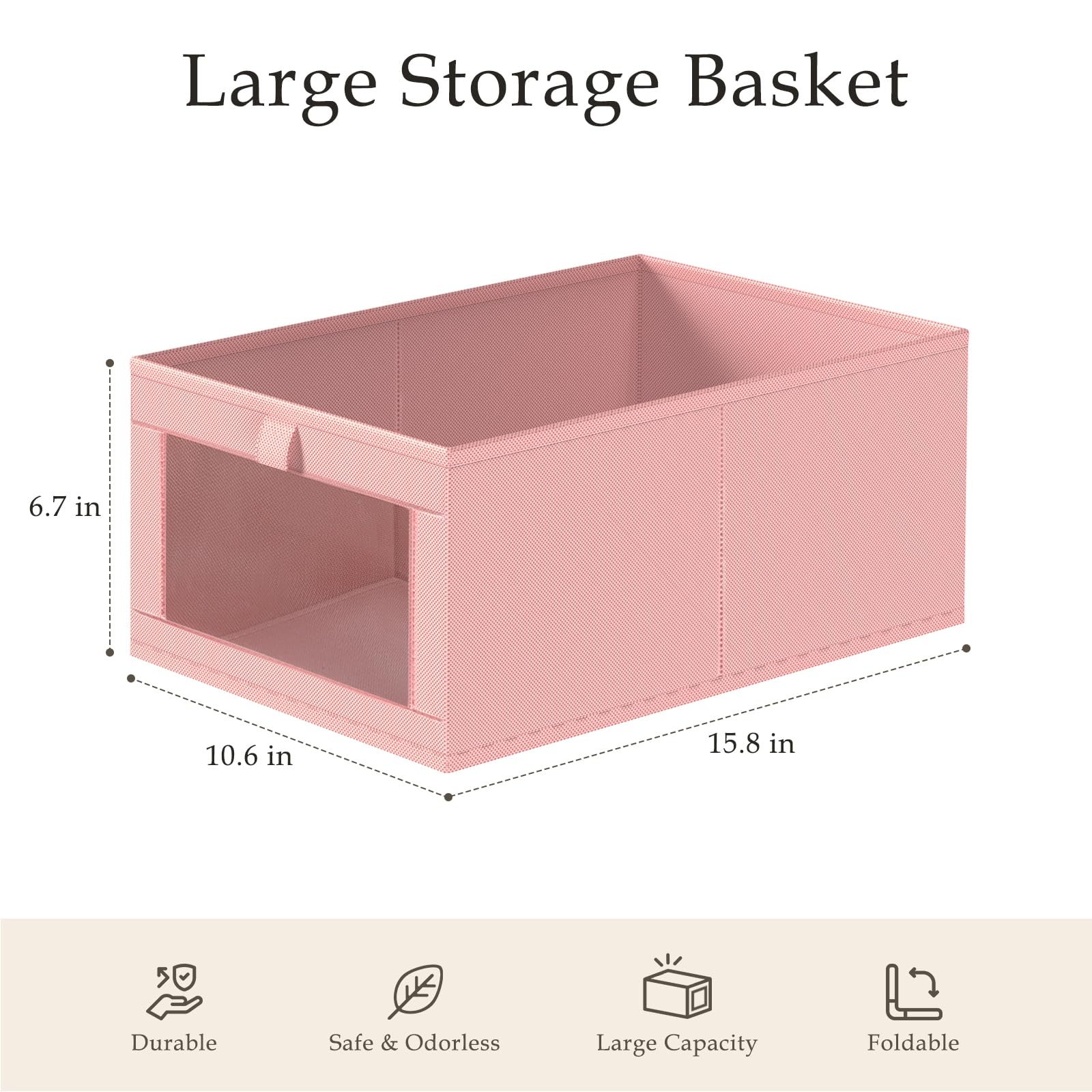 4 Pack Linen Closet Organizers and Storage (4 Count)