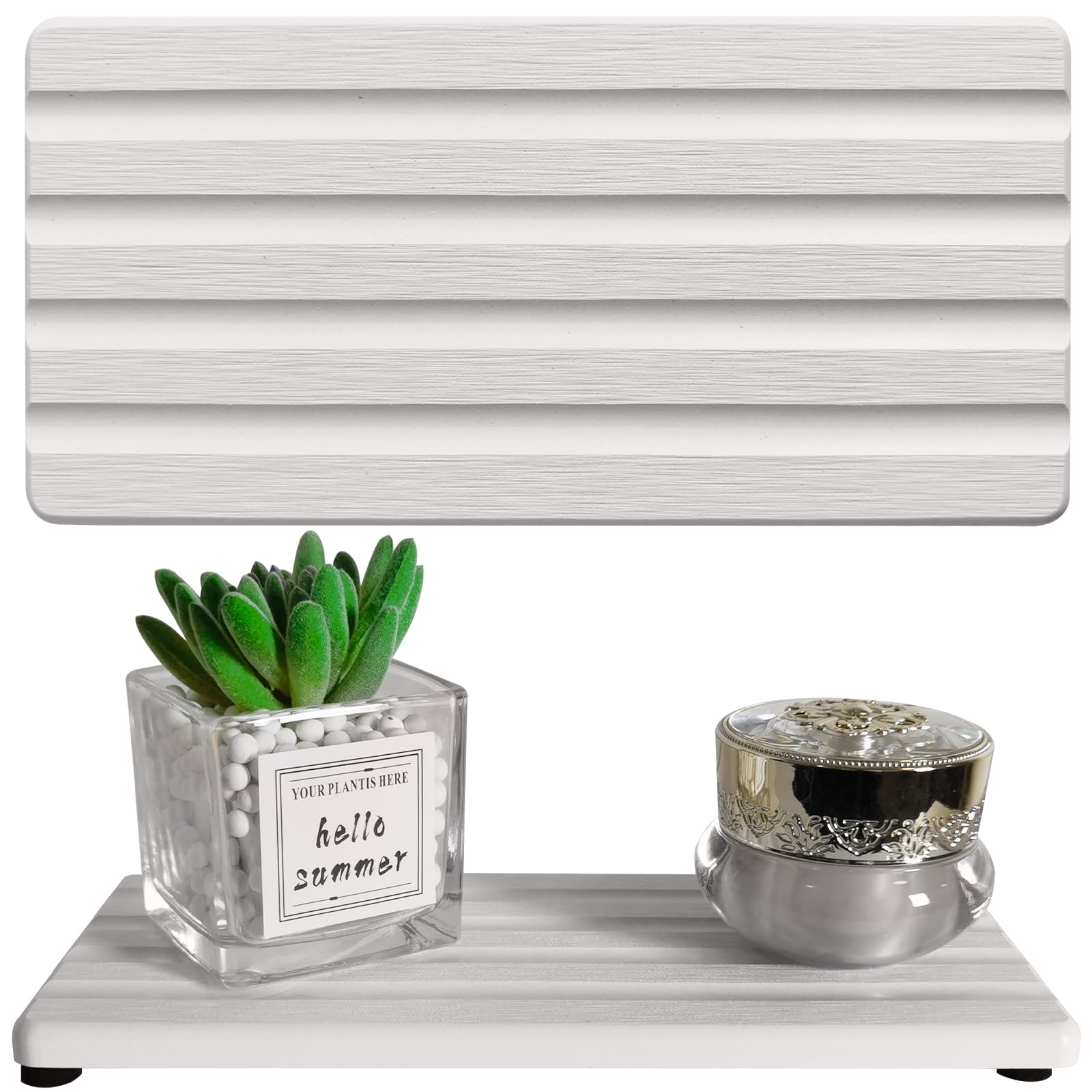 Diatomite Soap Dish Holder Water Absorbing Stone Tray Bathroom Countertop