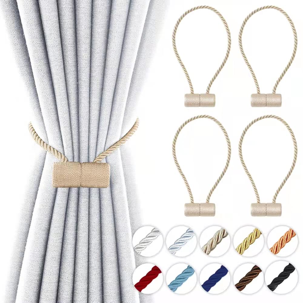 18 Inch Strong Magnetic Curtain Tiebacks (4 Count)