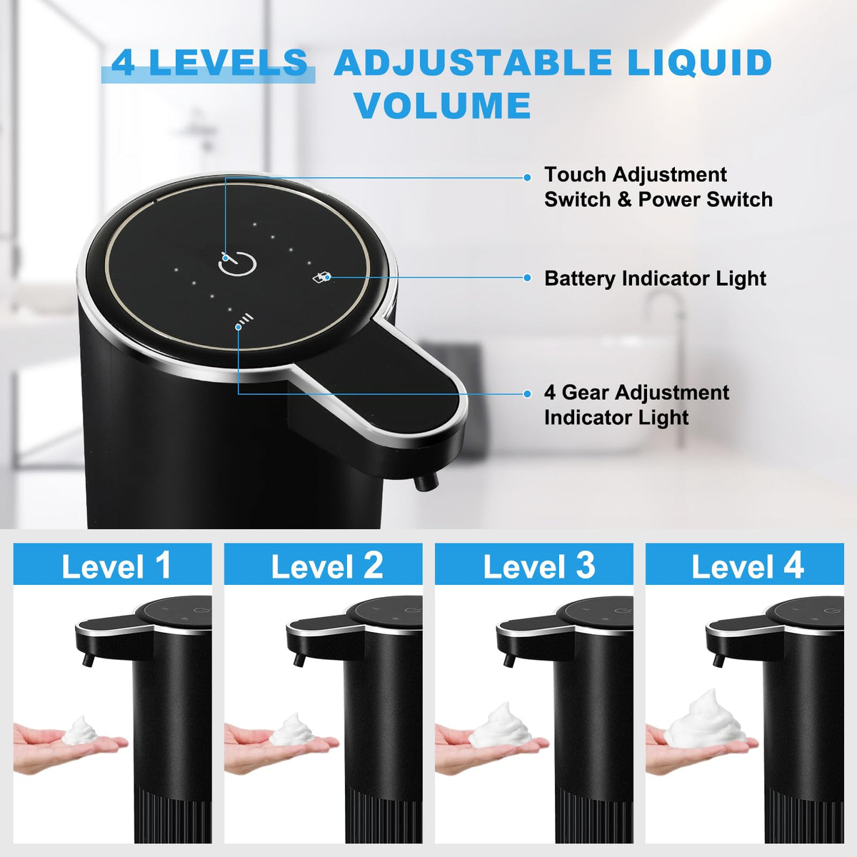 Automatic Foaming Soap Dispenser (2 Count)