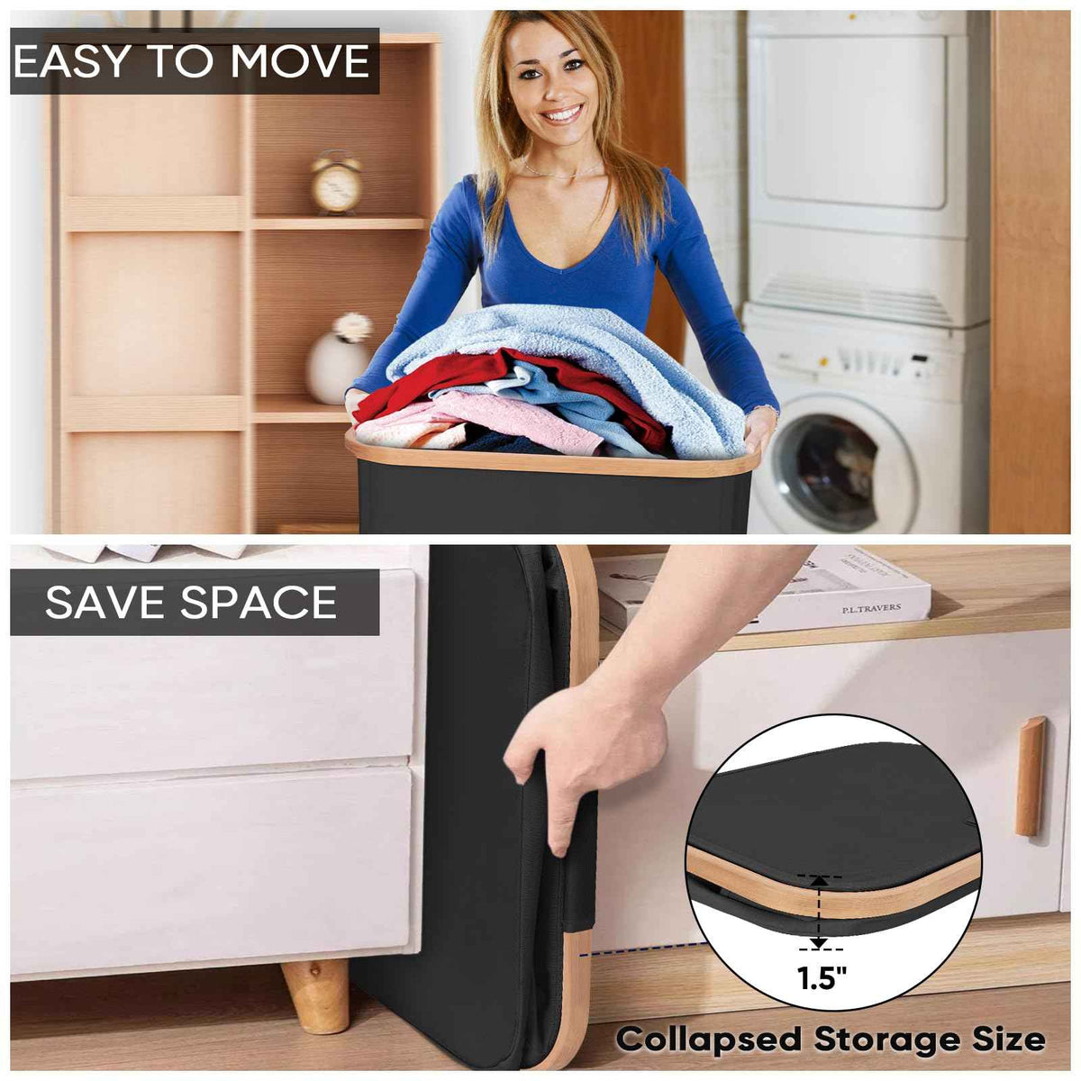 Laundry Hamper with Lid