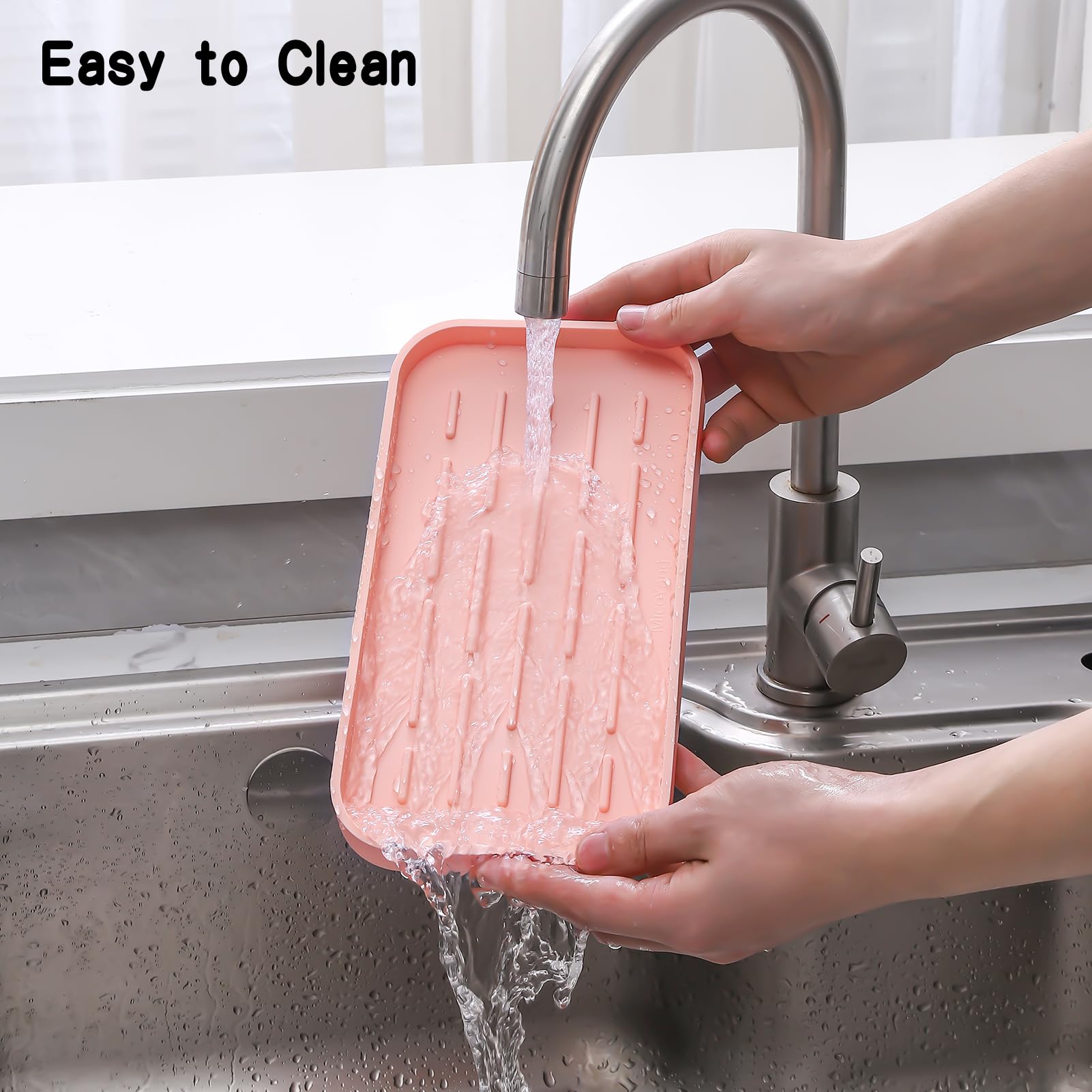Silicone Kitchen Sink Organizer Tray for Multiple Usage