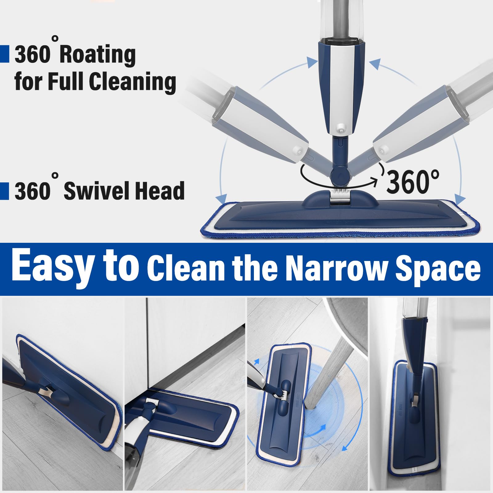 Spray Mop for Floor Cleaning