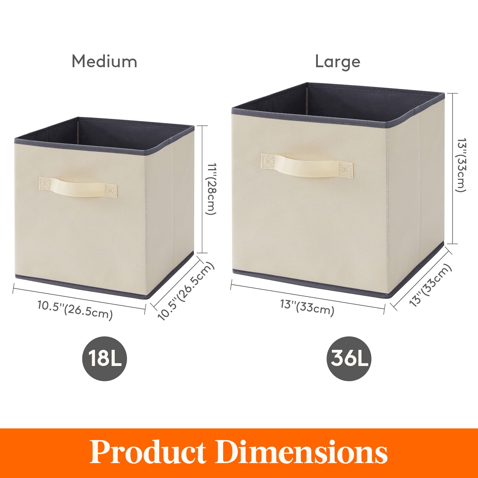 Storage Cubes (6 Count)