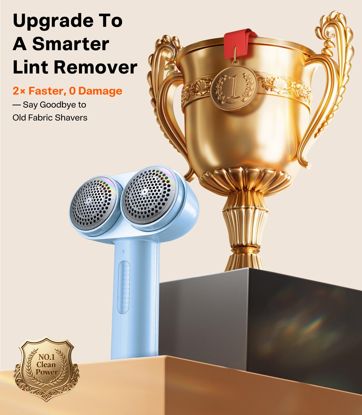 Dual Head Fabric Shaver