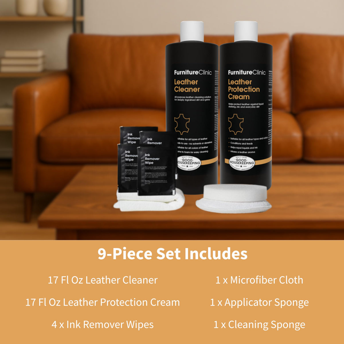 Large Leather Care Kit (17 Fl Oz)