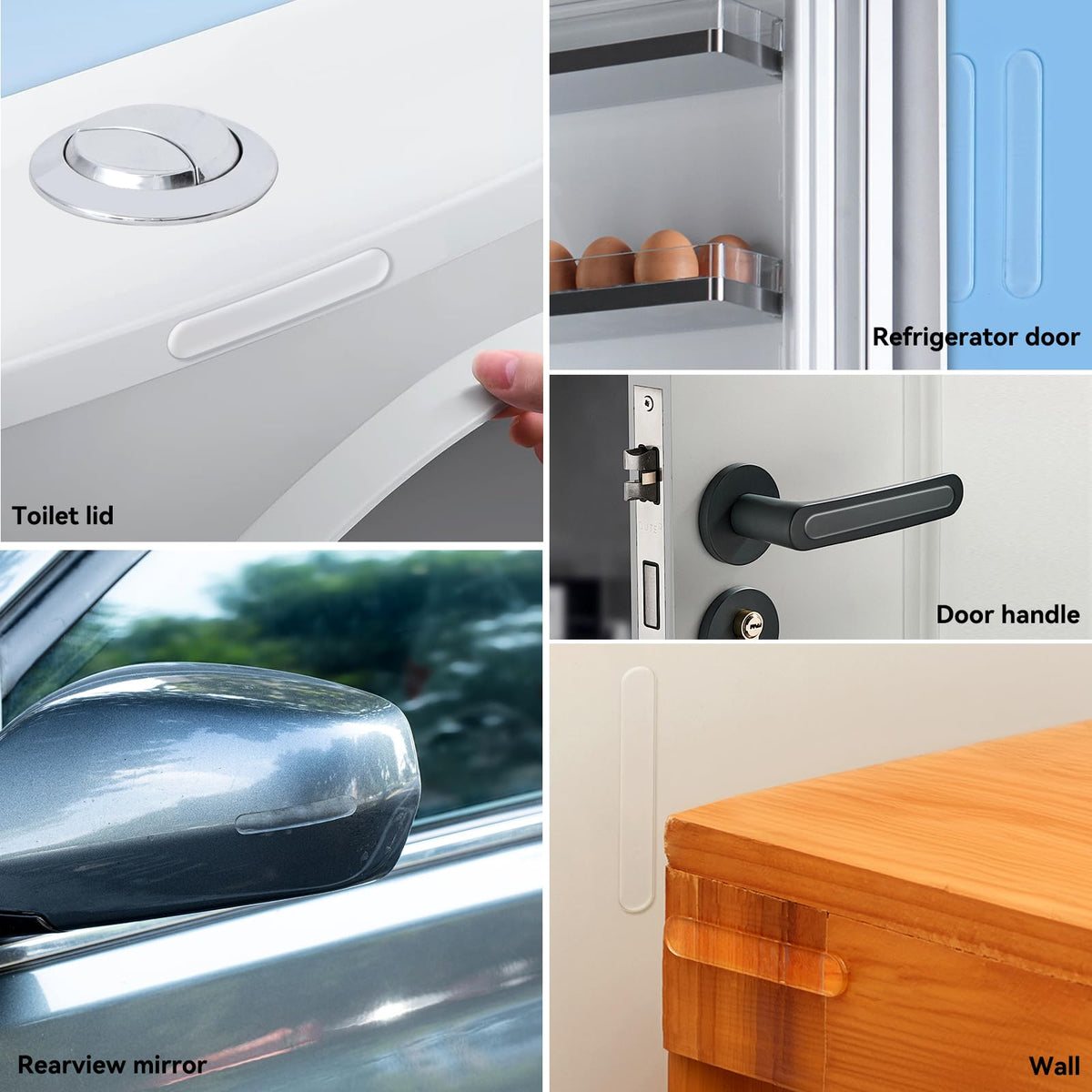 8pcs Wall Bumpers